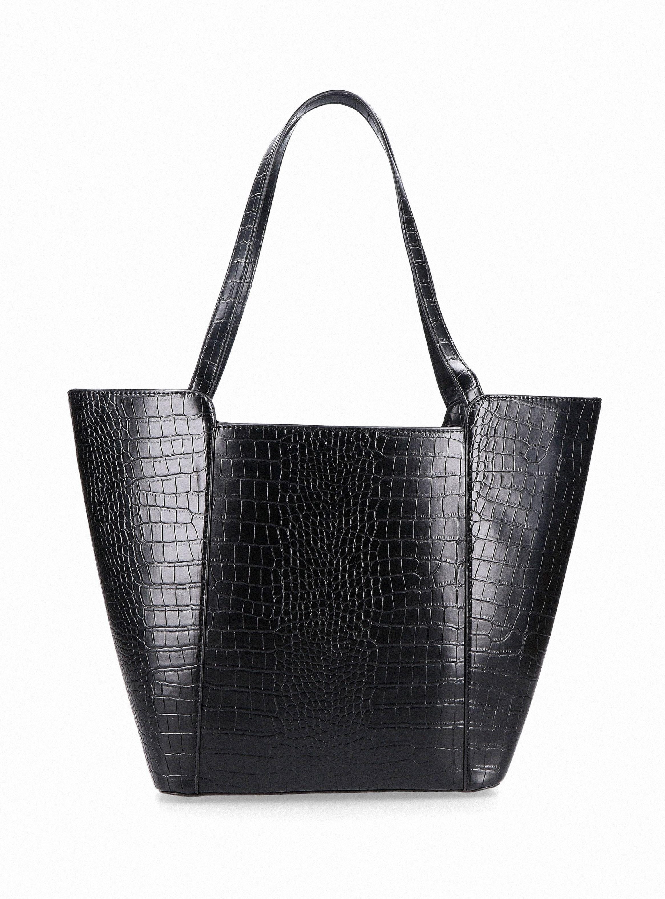Cartera Totebag con Textura Croco Efecto Cuero-4