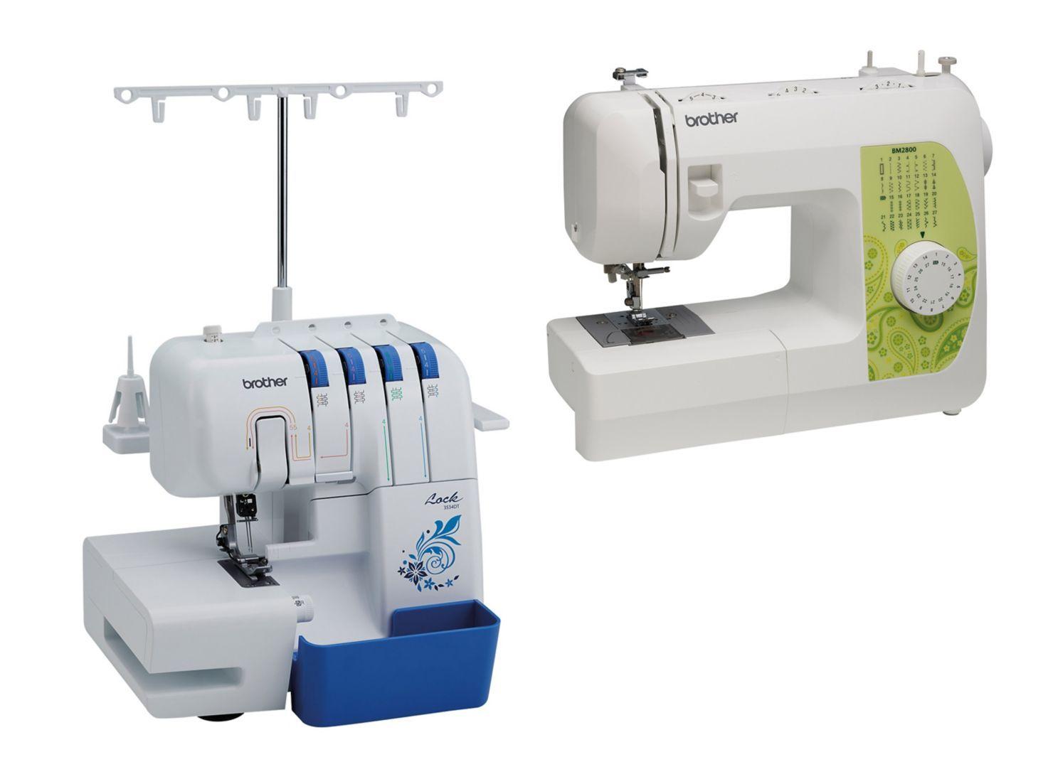 Combo Brother Overlock  + Máquina de Coser-0