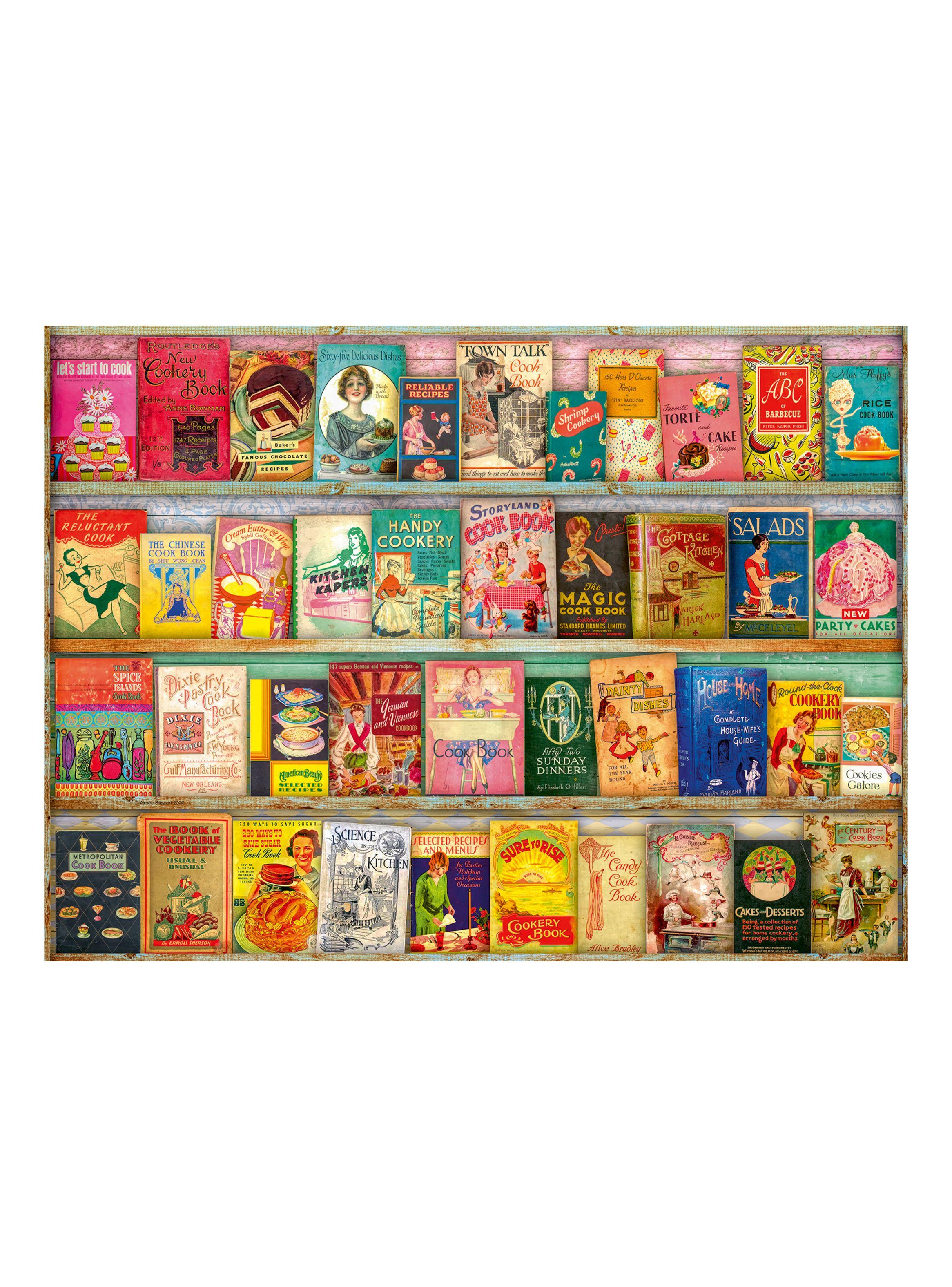 Puzzle Libros de Cocina Vintage 500 Piezas Caramba-1