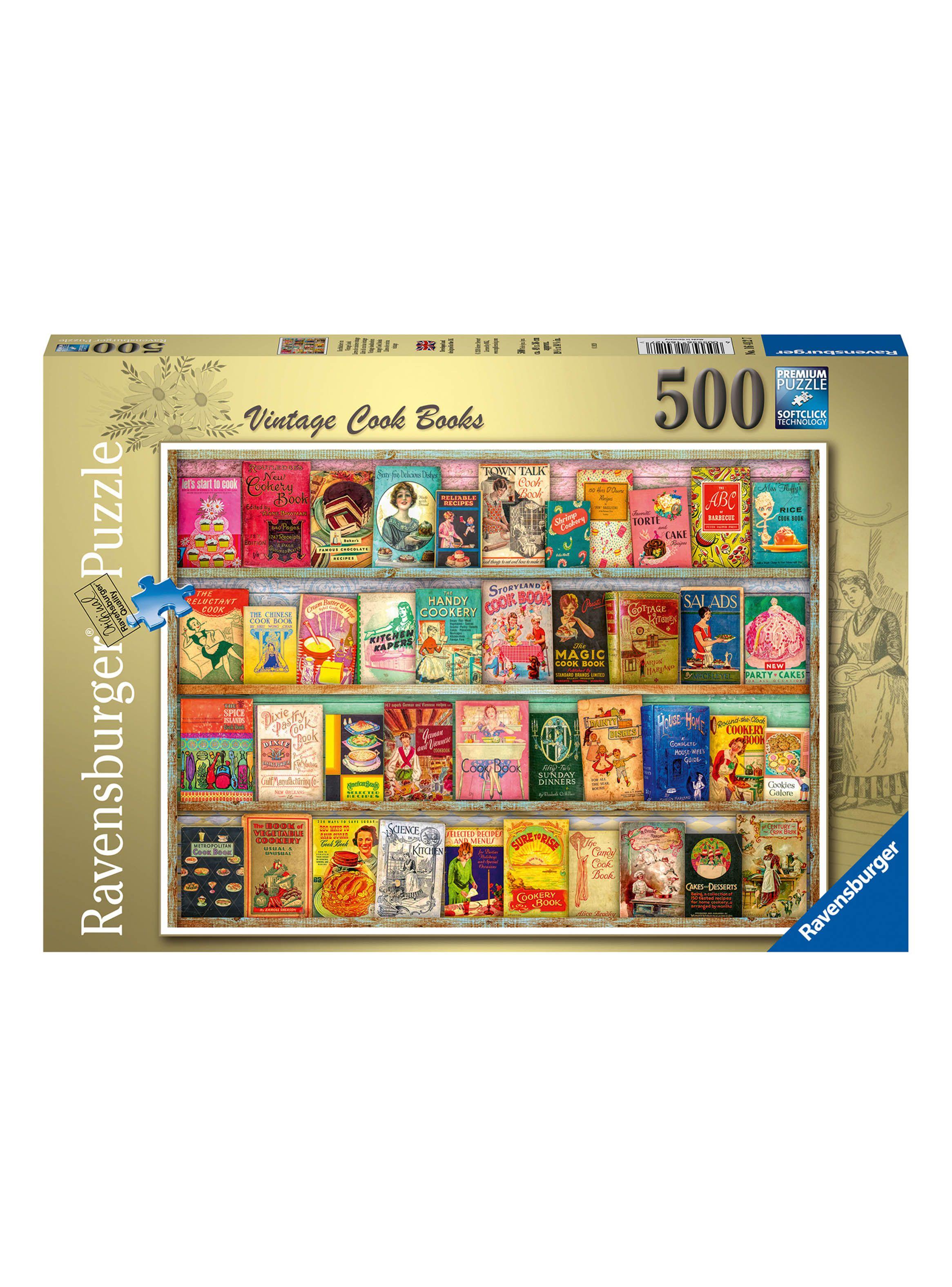 Puzzle Libros de Cocina Vintage 500 Piezas Caramba-0