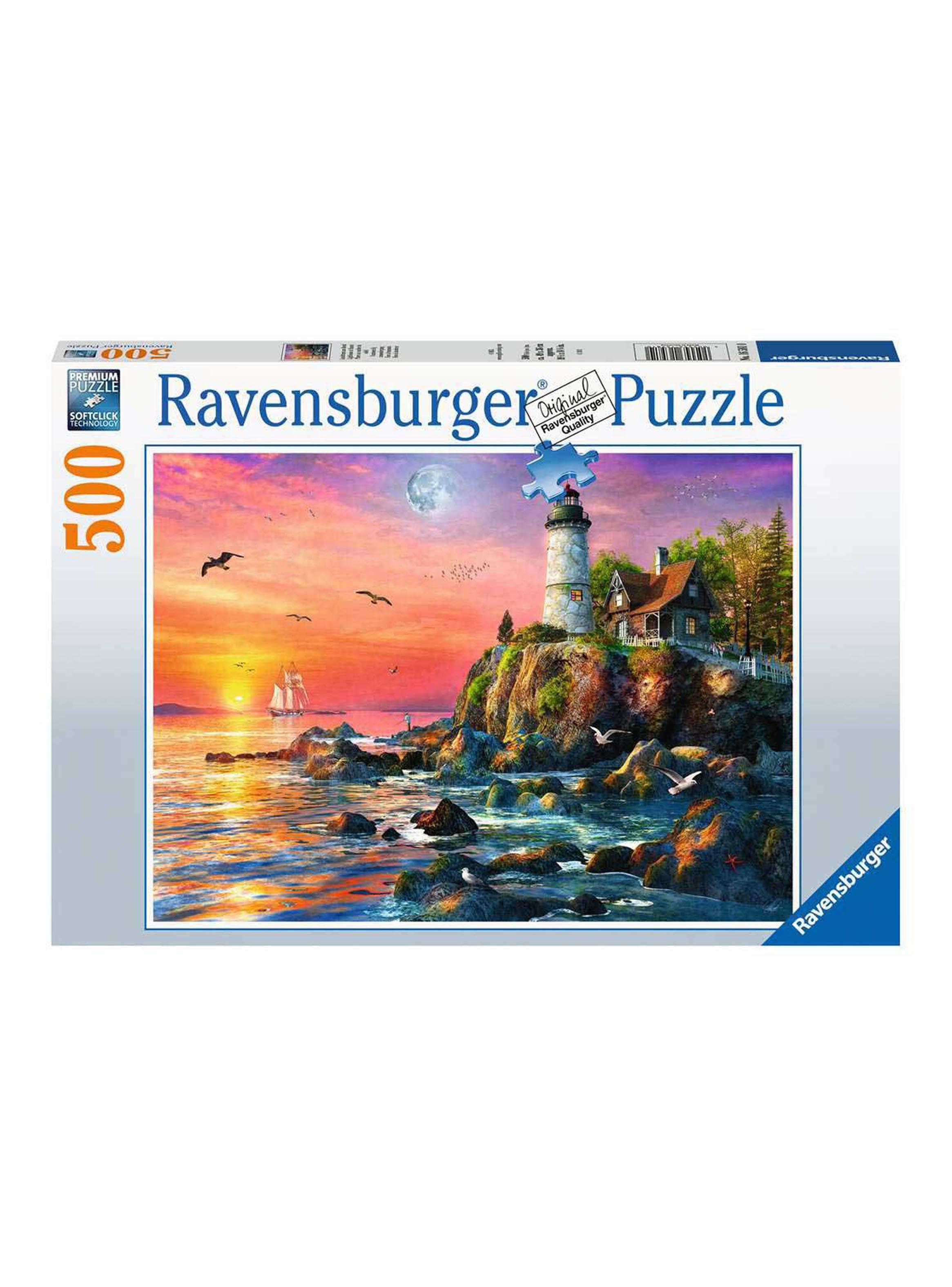 Puzzle Atardecer en el faro 500 Piezas Caramba-0