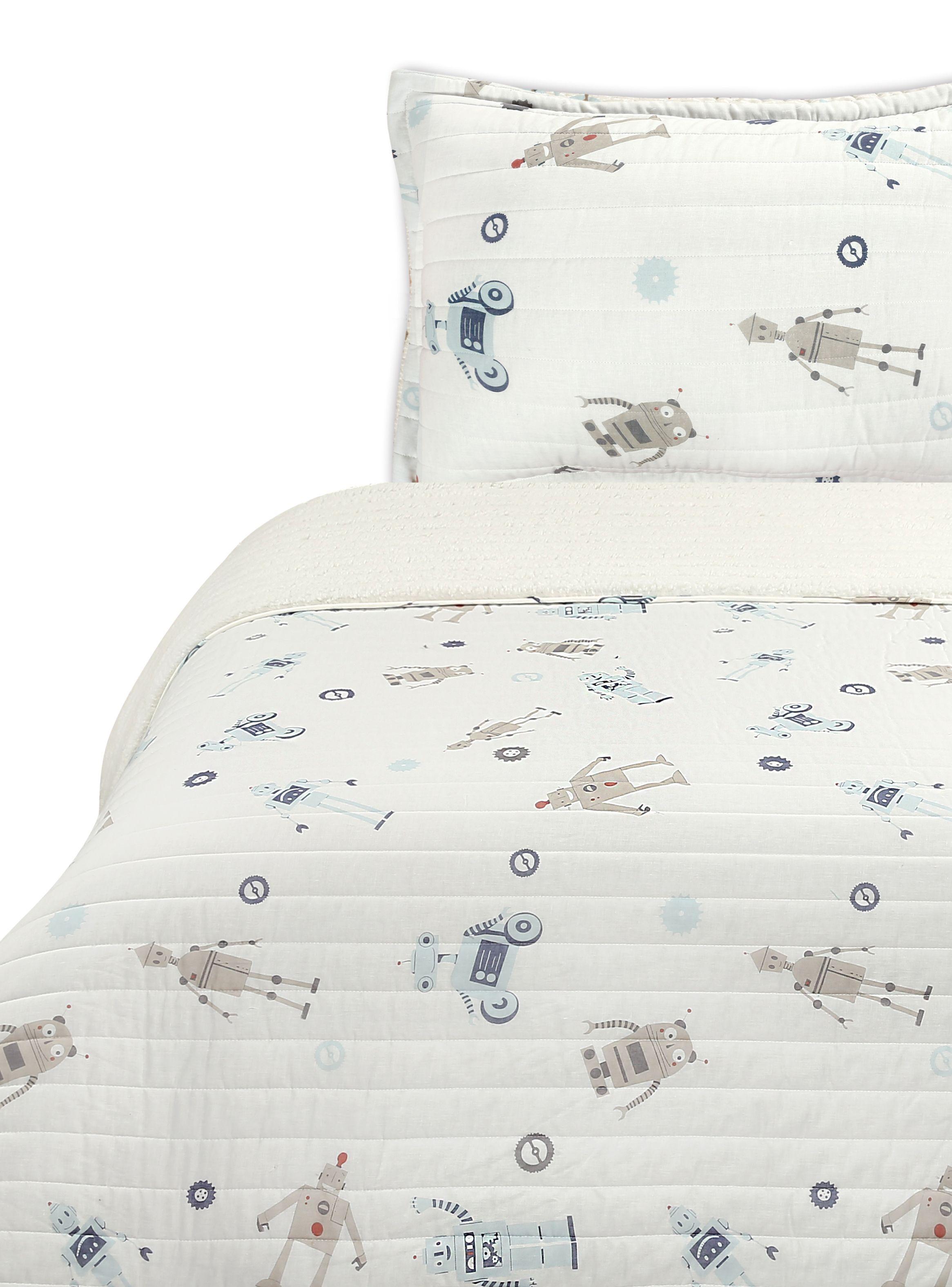 Quilt Infantil Sherpa 1 Plaza Diseño 1-0