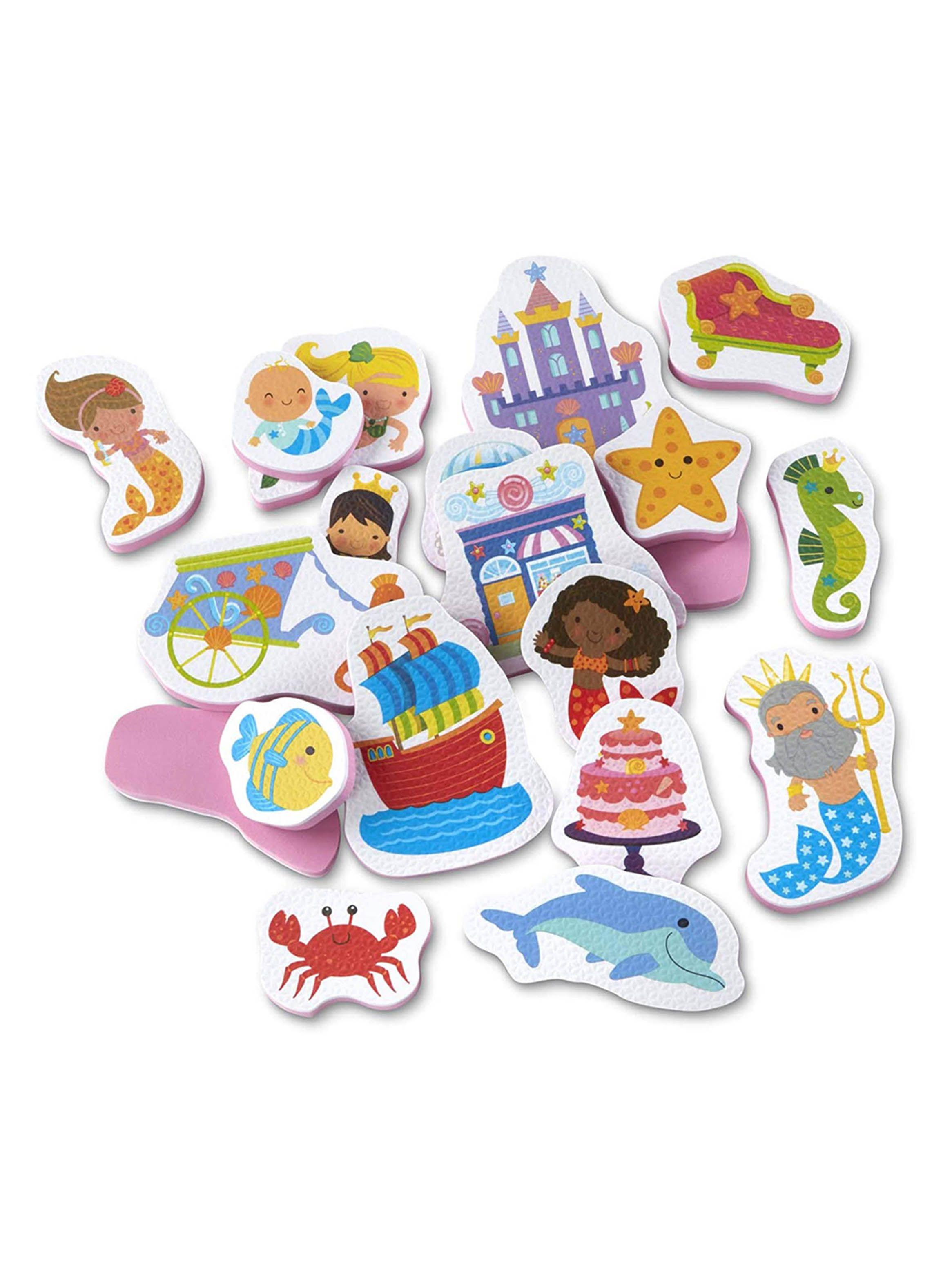 Melissa & Doug Pegables para la tina - Sirenas Caramba-1