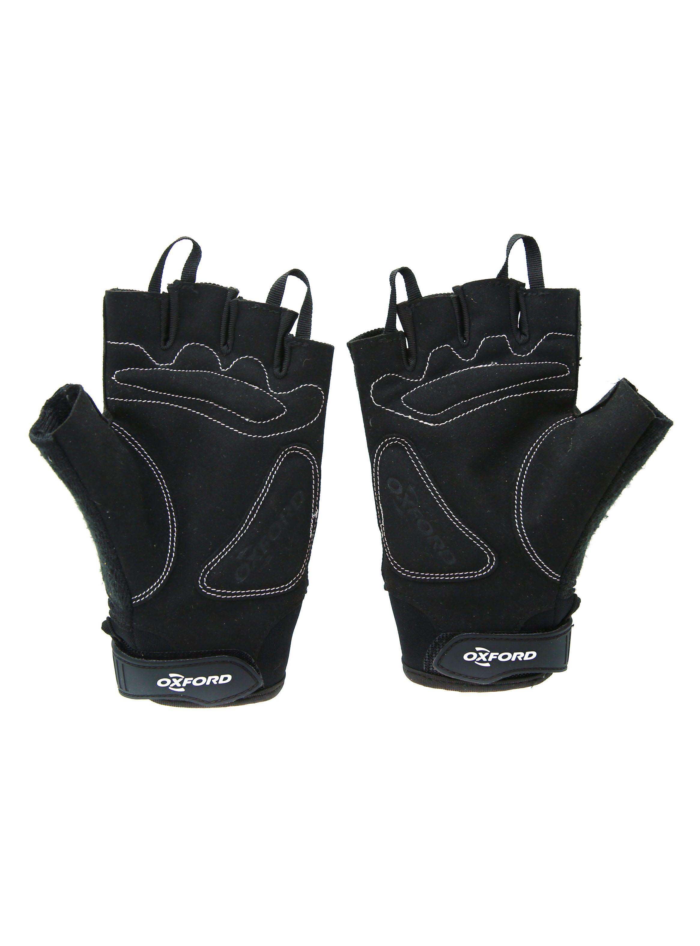 Guante Talla L Dedo Corto Negro Oxford-2