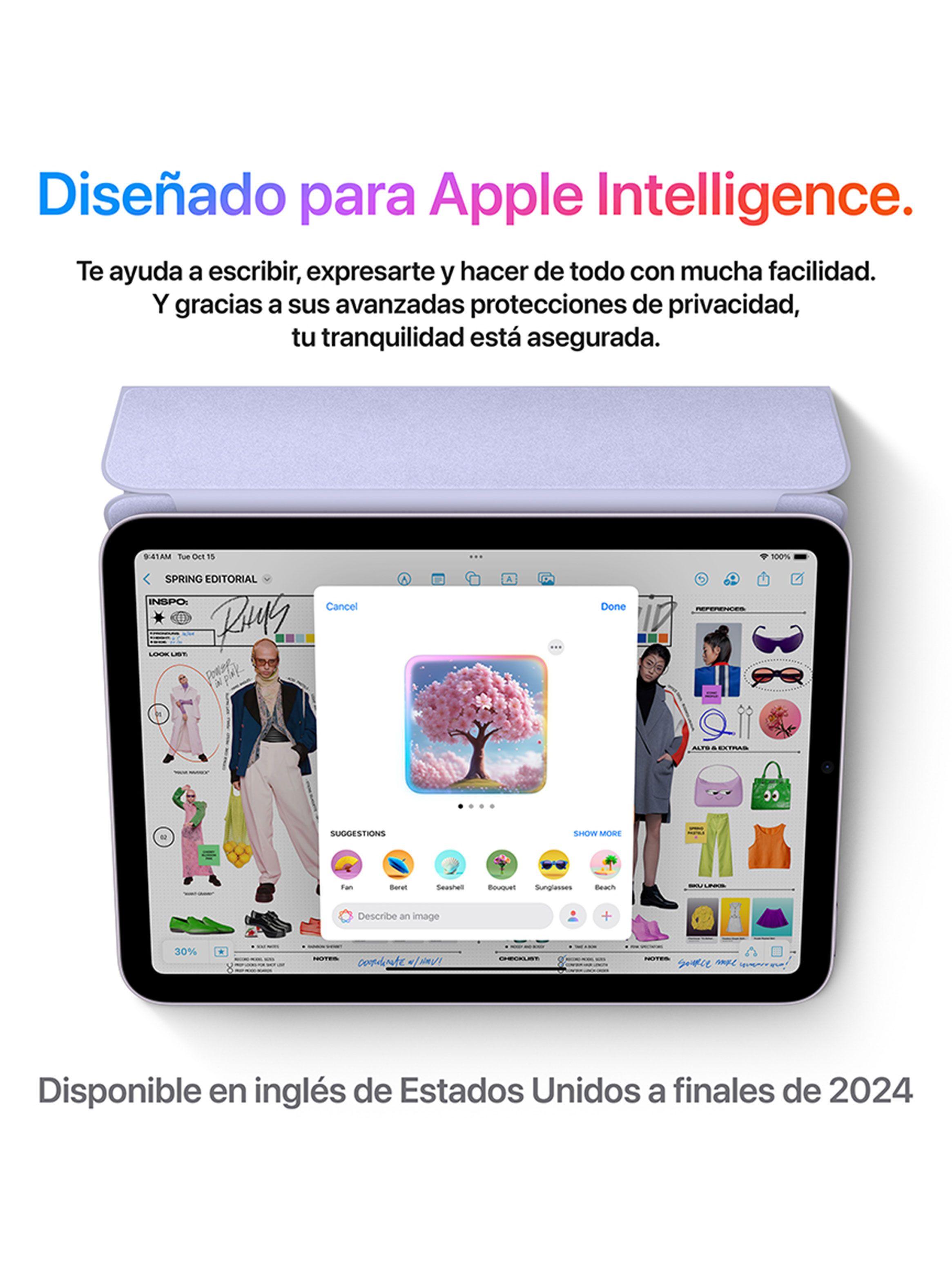 Apple iPad Mini 8.3" WiFi 128GB Chip A17 Pro Morado-4