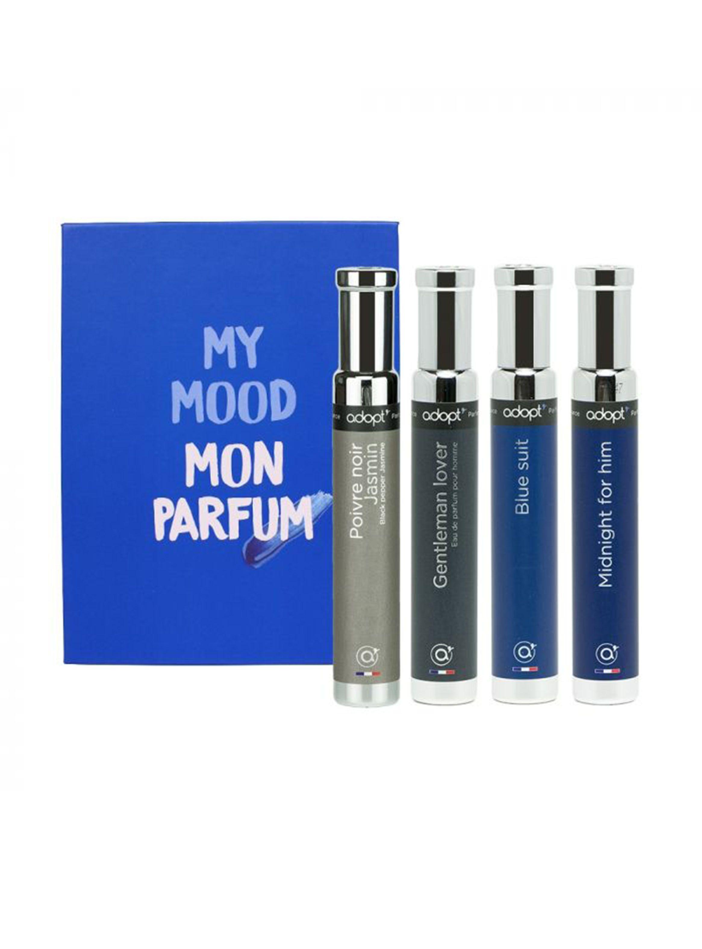 Set Adopt' Caja 4 Perfumes Pivre Noir Jasmin + Gentleman Lover + Blue Suit + Midnight for Him EDP 30 ml-0