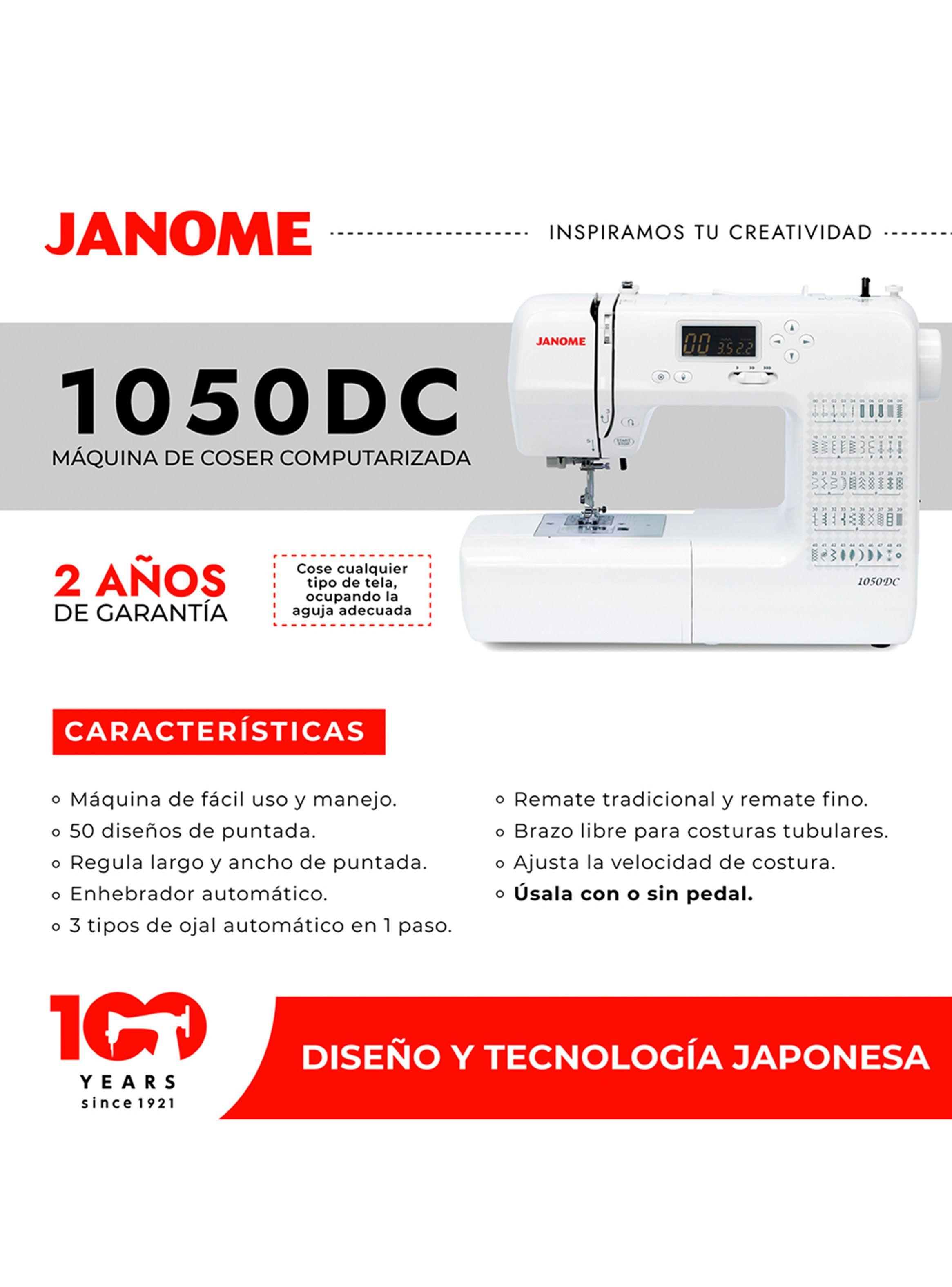 Máquina de Coser 1050DC + Overlock Janome Mylock8002D-4