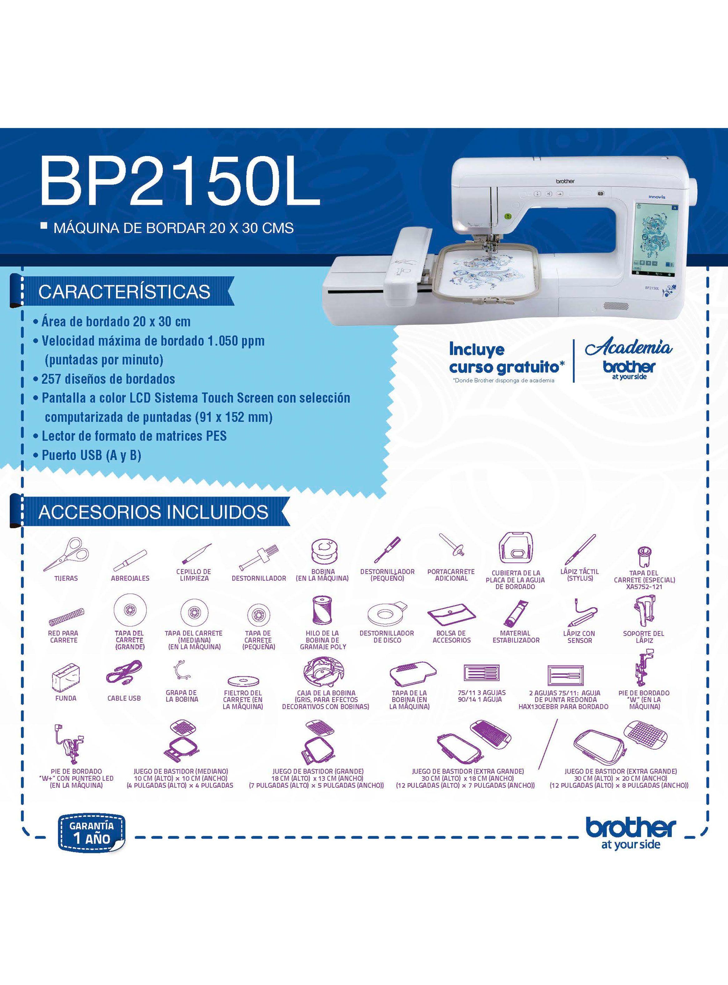Máquina Bordadora Brother BP2150-1