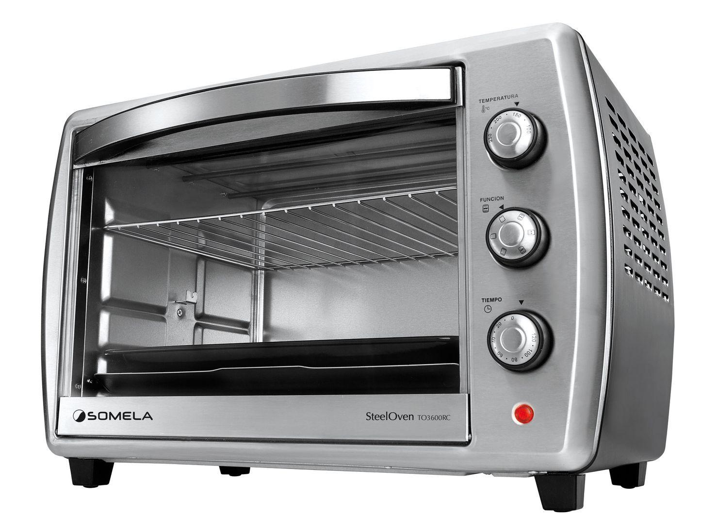 Horno Eléctrico Somela SteelOven TO3600RC 36 Lt Negro-0