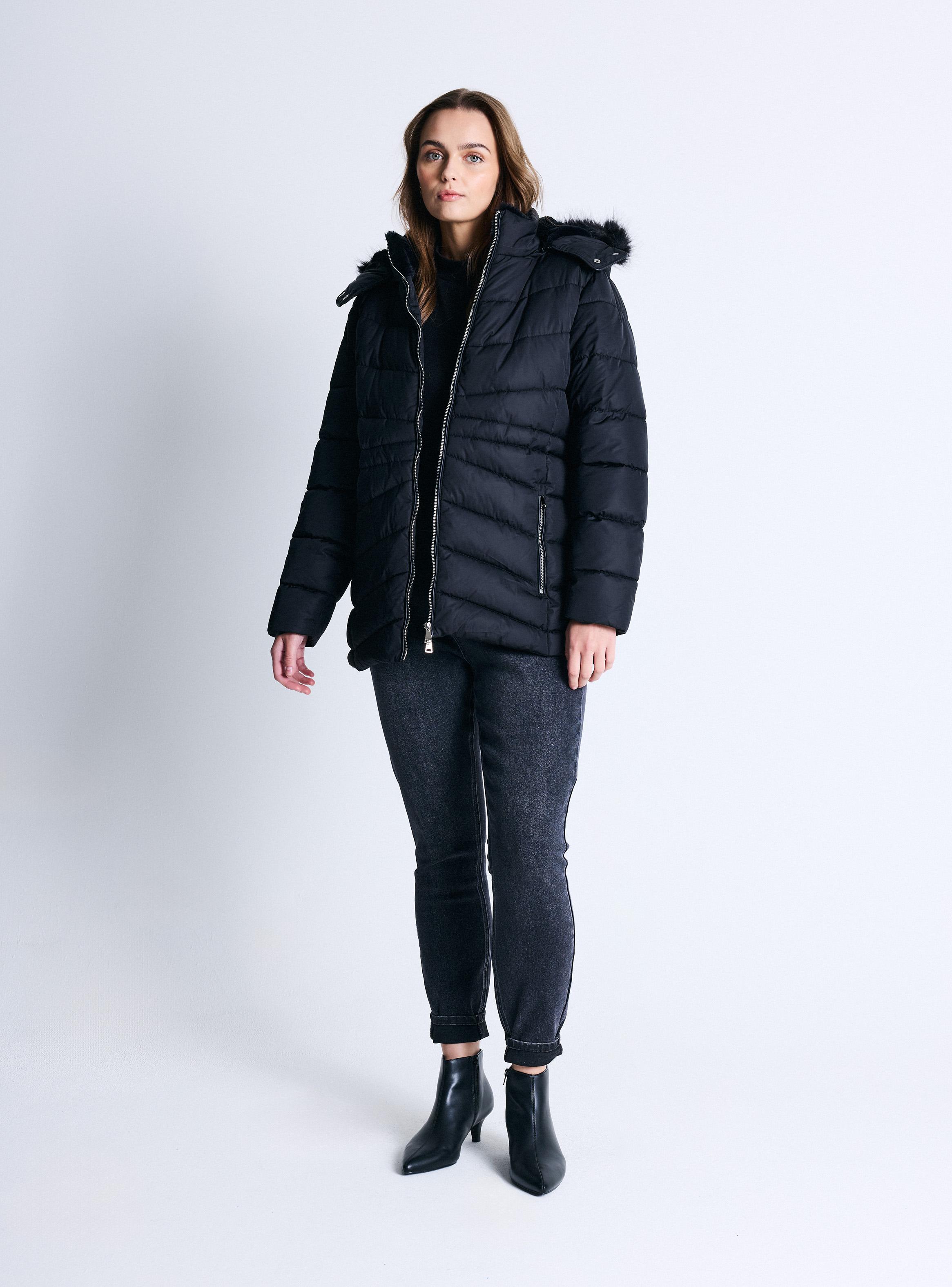 Parka Larga Acolchada-4