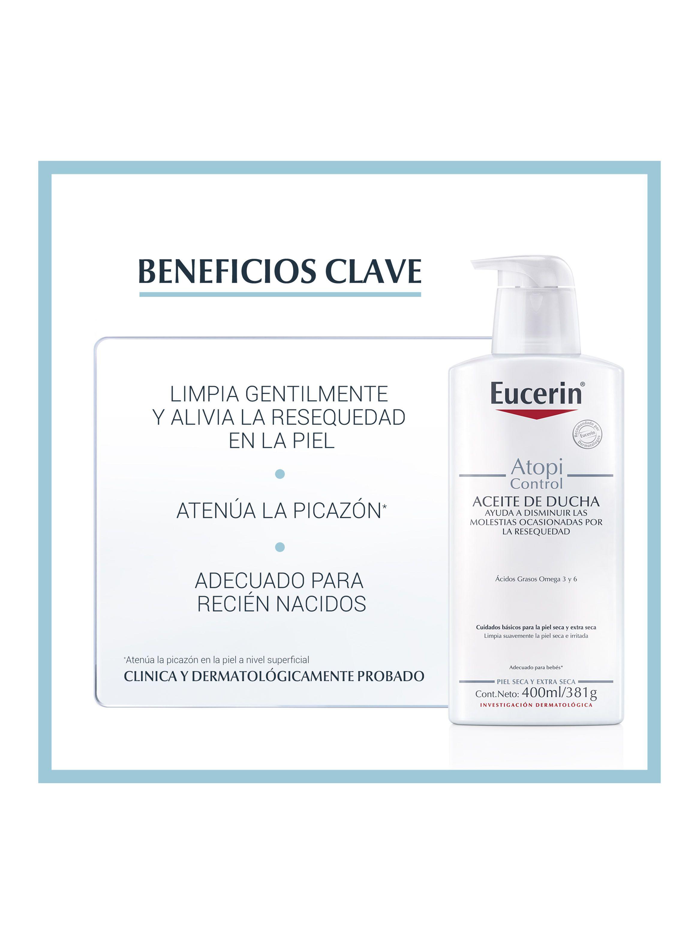 Aceite Eucerin de Ducha Atopi Control 400 ml-1