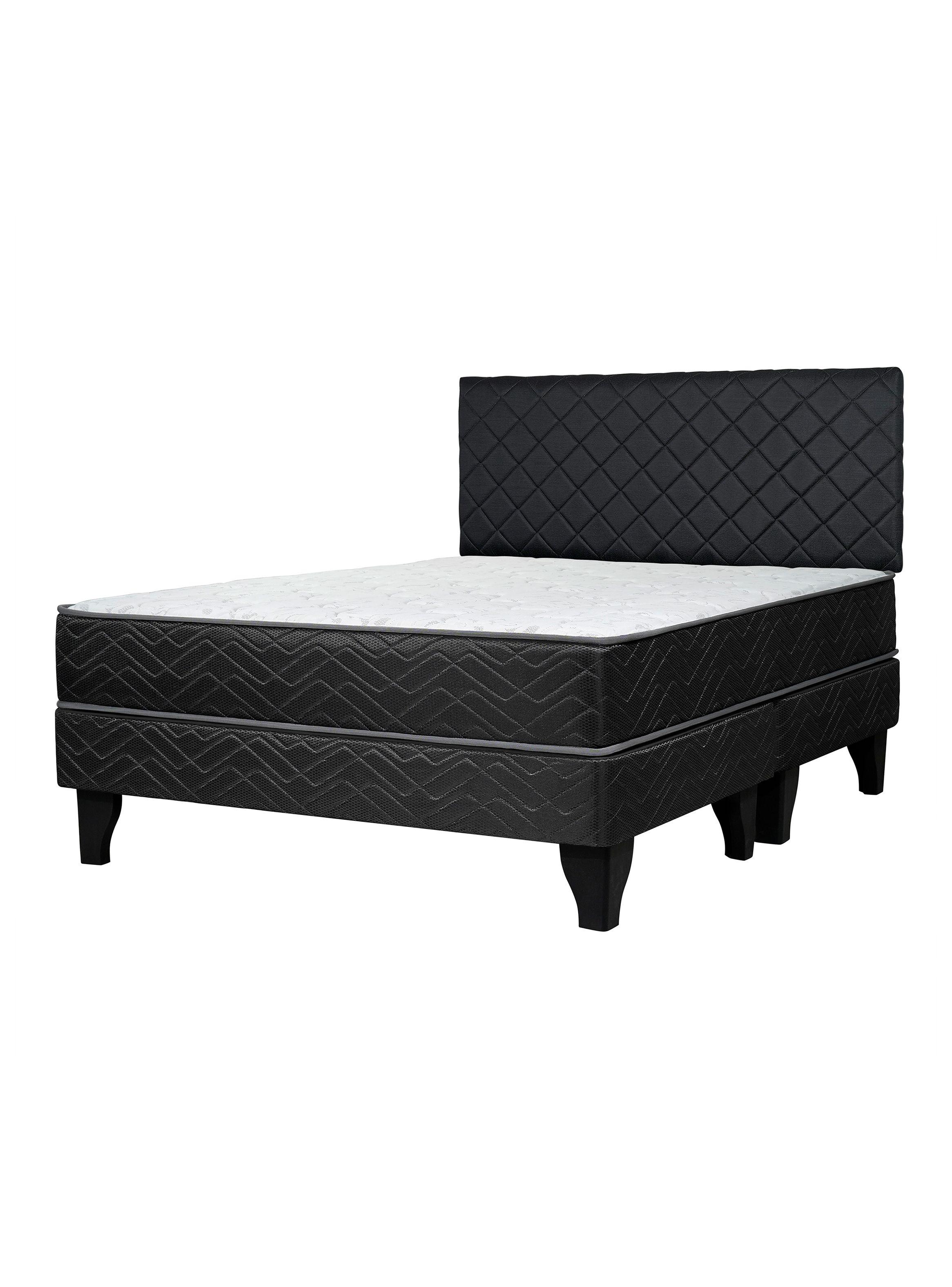 Cama Europea Active 2 Plazas x190 cm Base Dividida + Respaldo Nuit-0