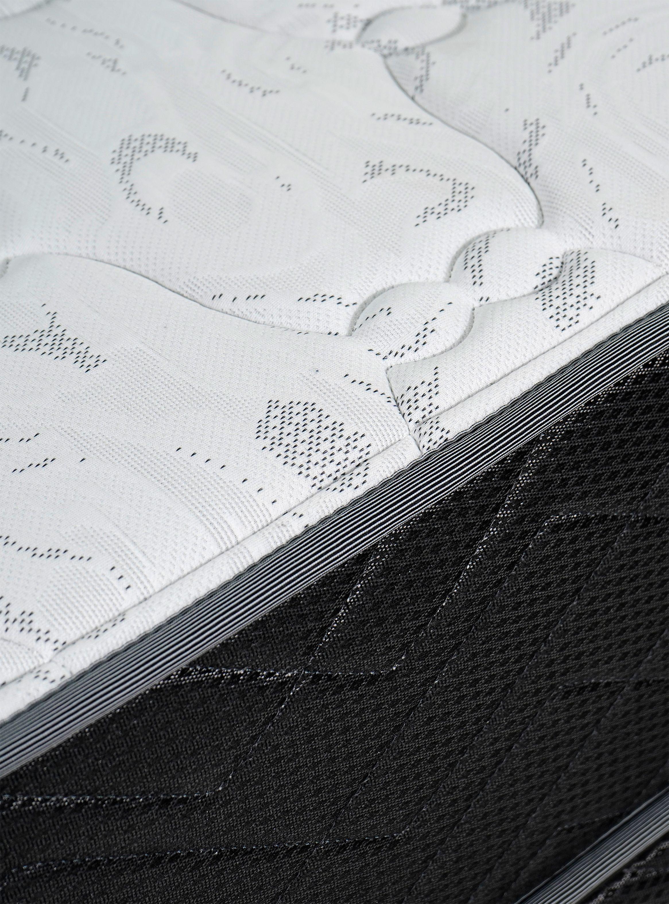 Cama Europea Active 2 Plazas x190 cm Base Dividida + Respaldo Nuit-4