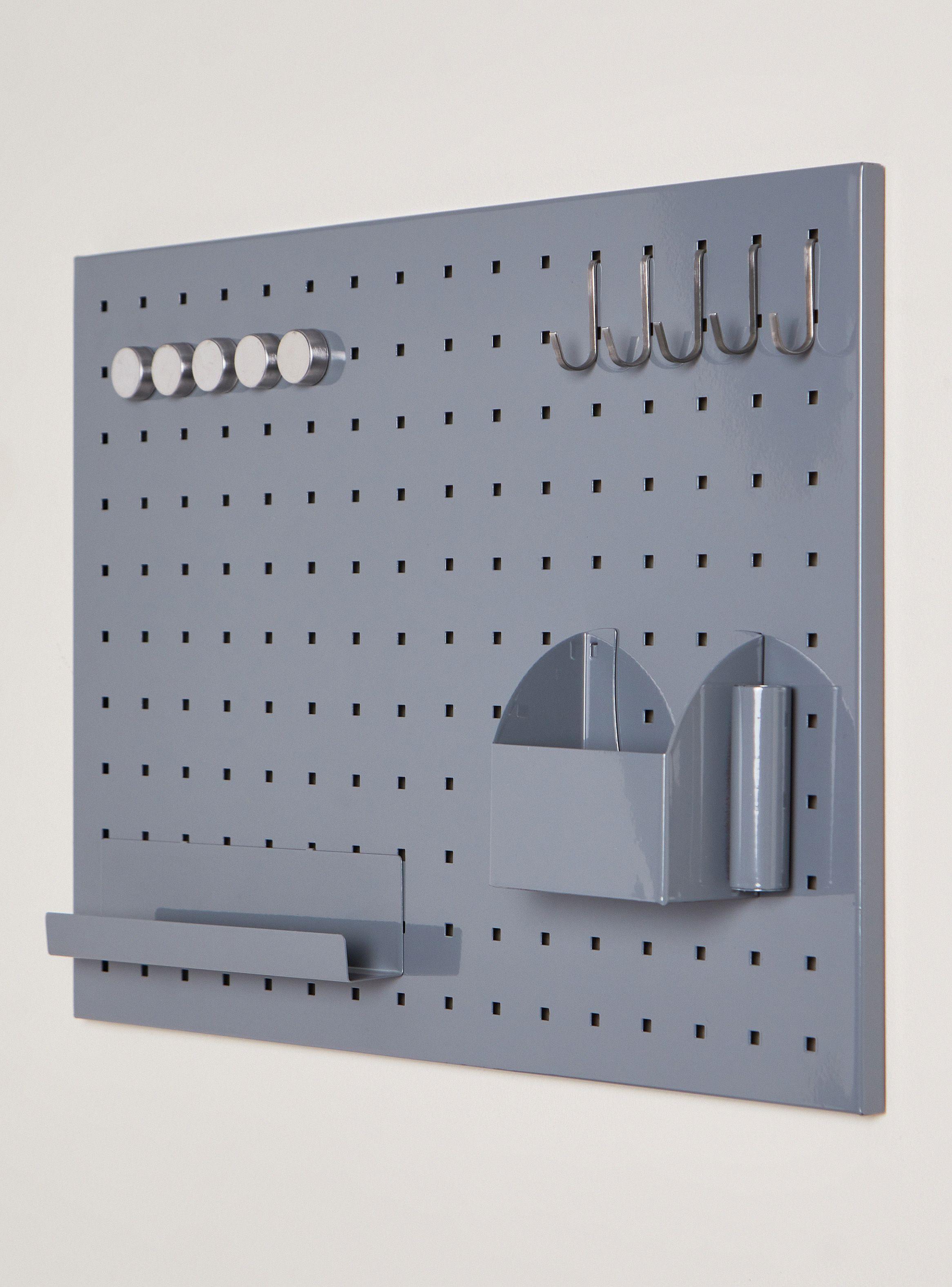 Organizador de Pared Gris Metal-1