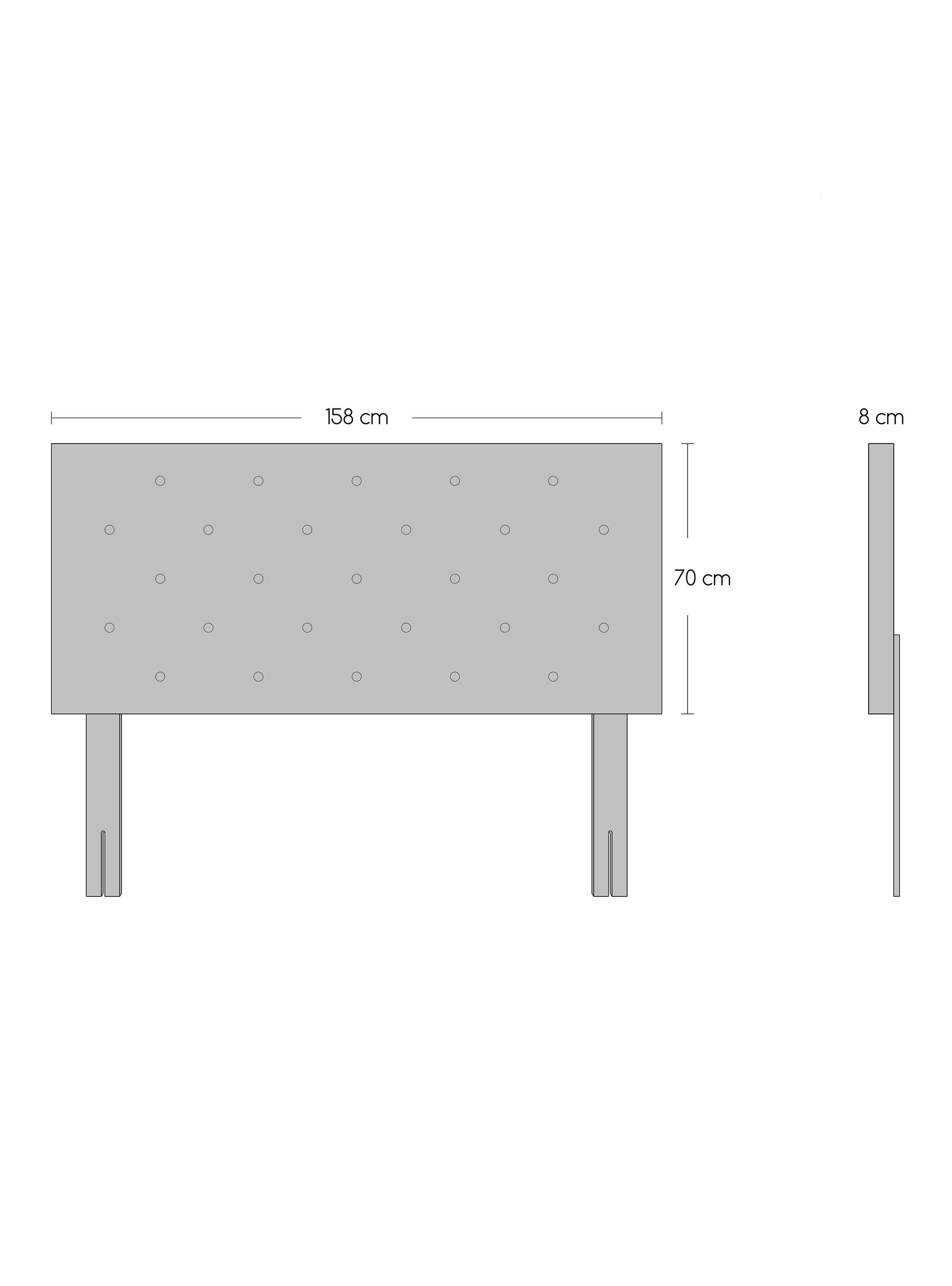 Cama Europea Cotton Organic 2 Plazas Base Dividida + Respaldo Capitone-1