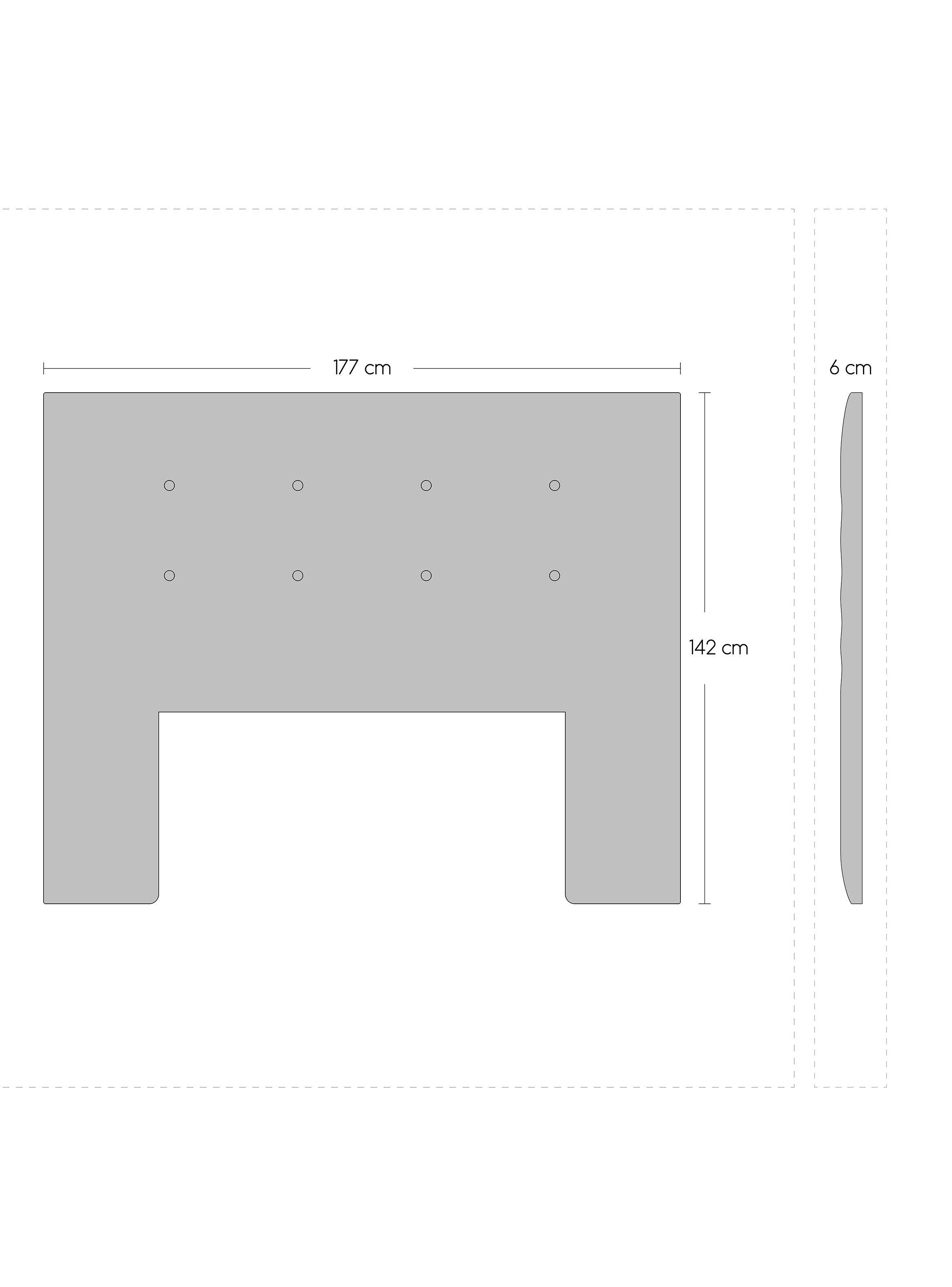 Cama Europea Everest Cobre 2 Plazas + Respaldo Piamonte + Velador Malaga Grey-1