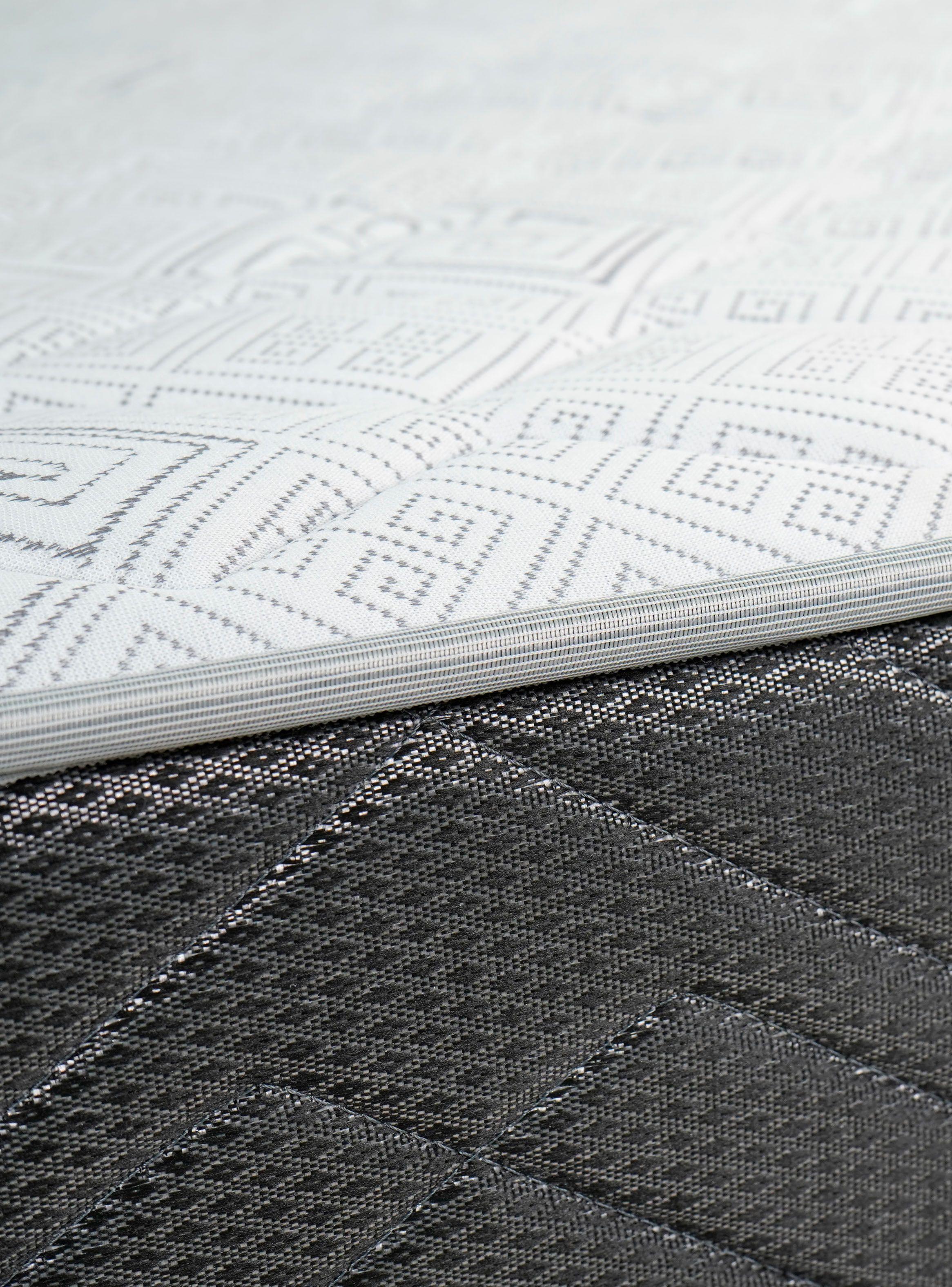 Cama Europea New Mega 1.5 Plazas + Respaldo Nuit + Velador Granada Honey-5