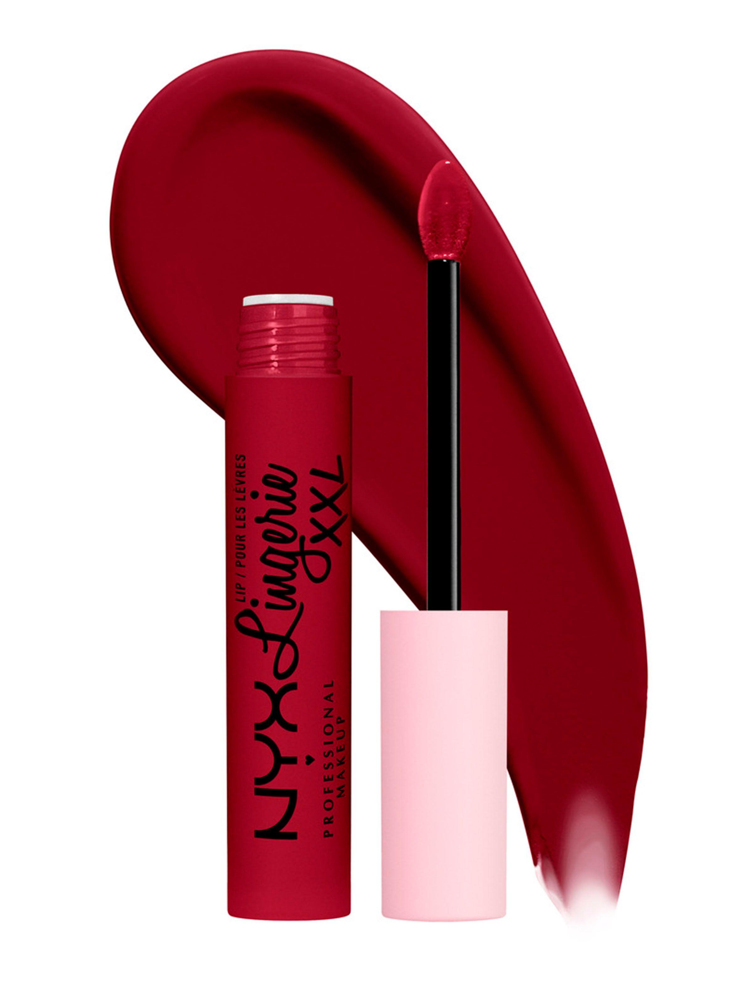 Labial Nyx Professional Makeup Lip Lingerie XXL Sizzlin-3