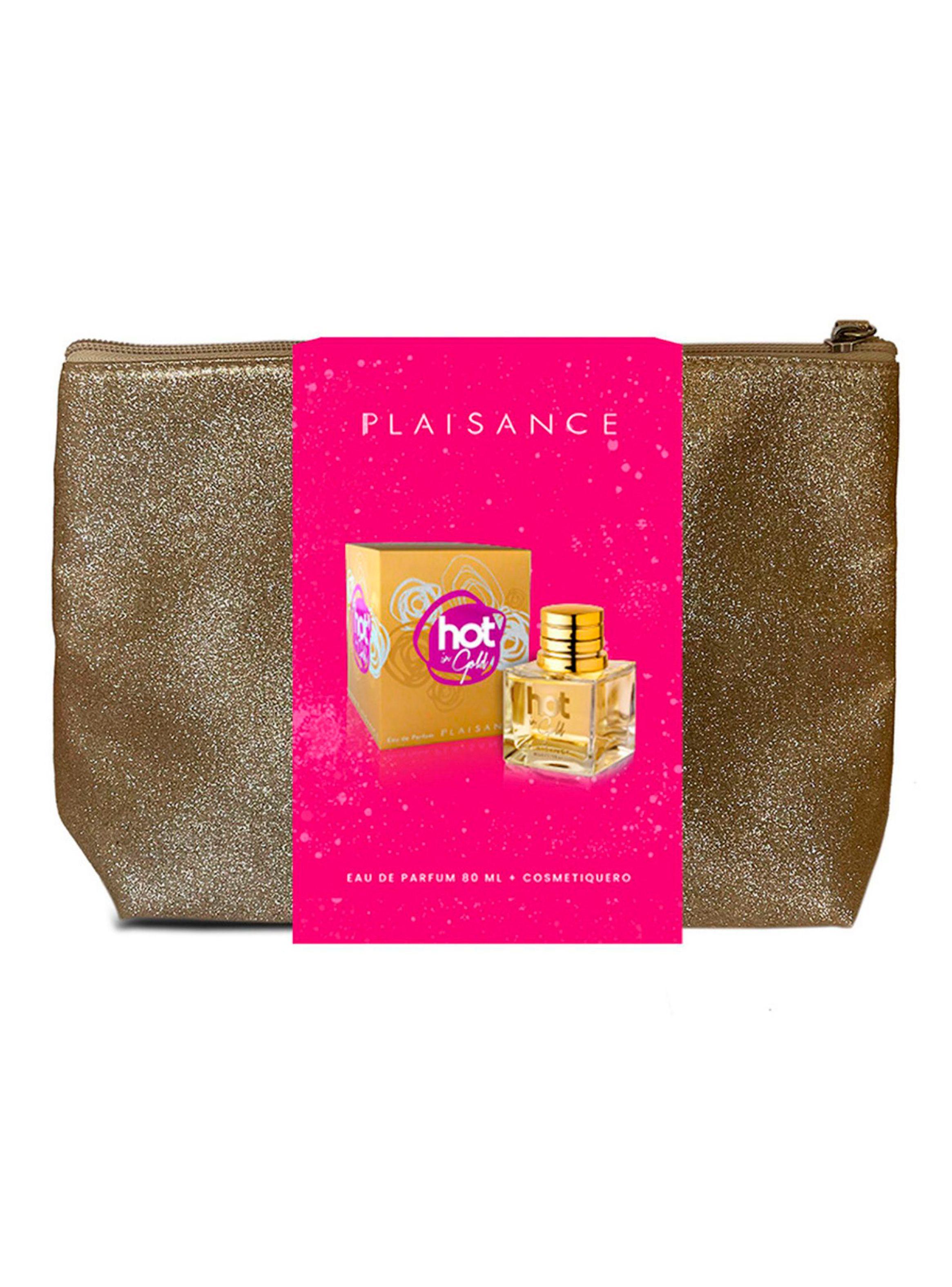 Set Perfume Hot In Gold EDP 80 ml + Cosmetiquero-1
