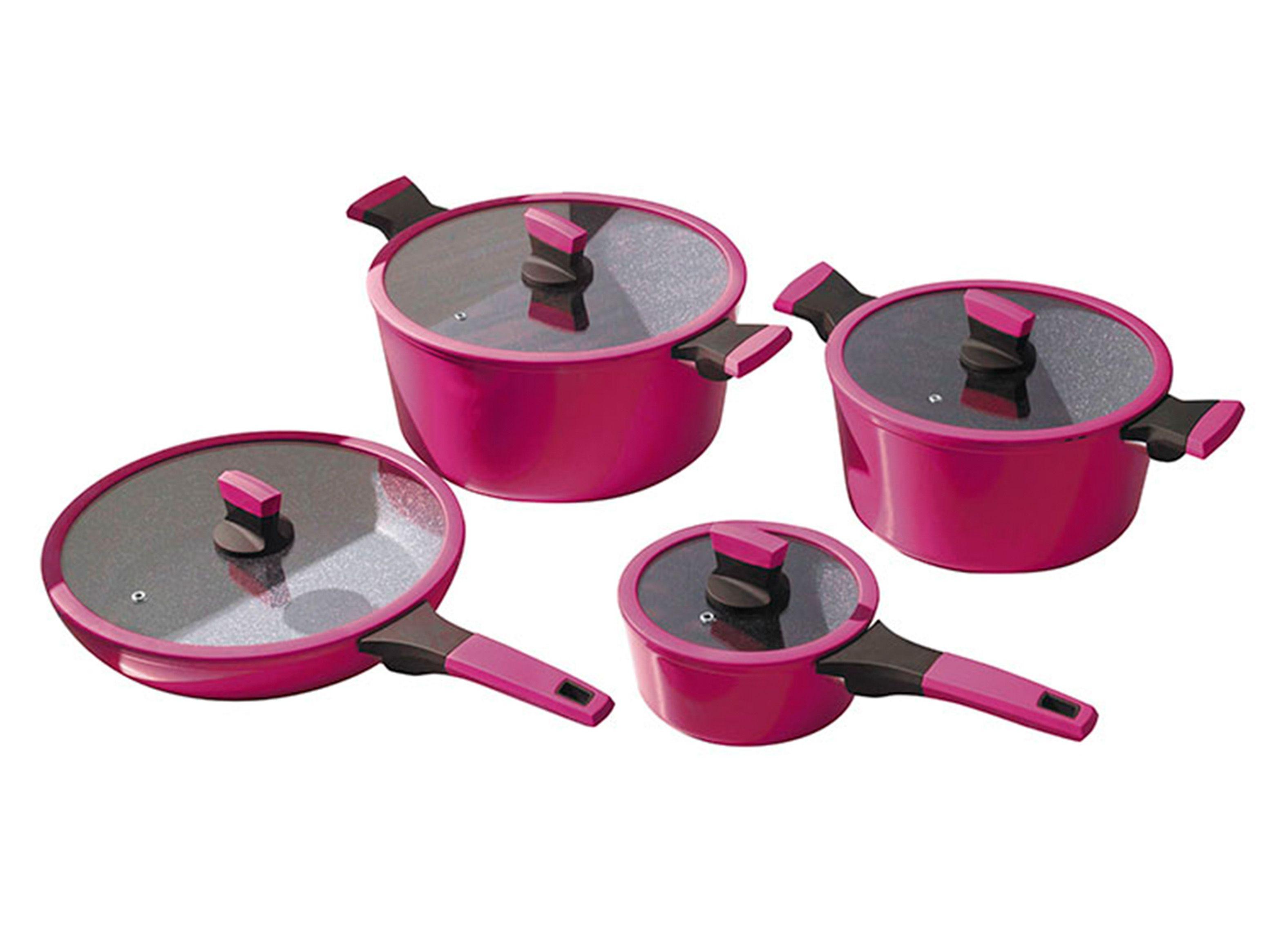 Batería de Cocina 8 Piezas Marble Soho Cherry-0