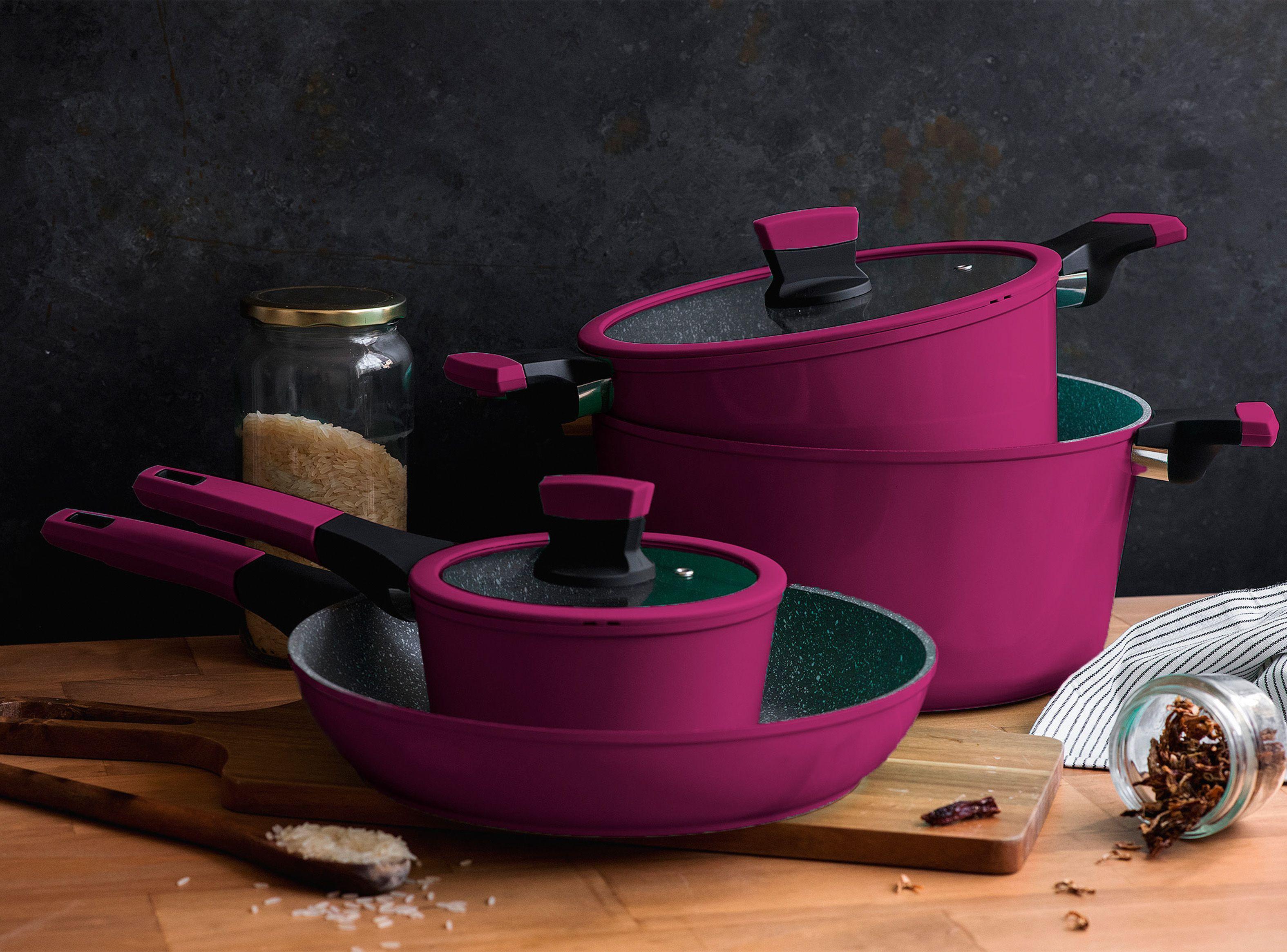 Batería de Cocina 8 Piezas Marble Soho Cherry-2