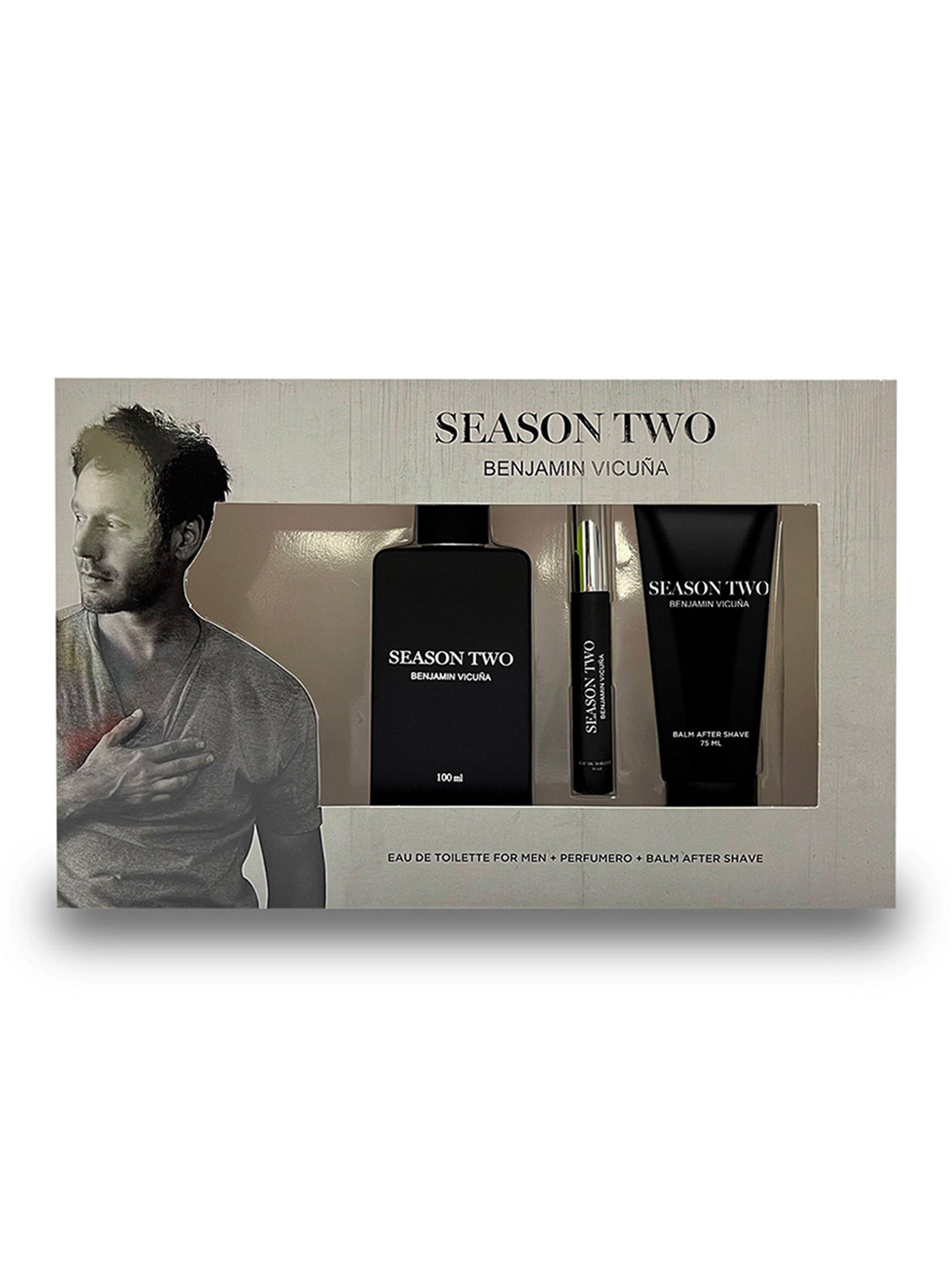 Set Perfume Season Two EDT Hombre 100 ml + Gel After Shave Benjamín Vicuña-0