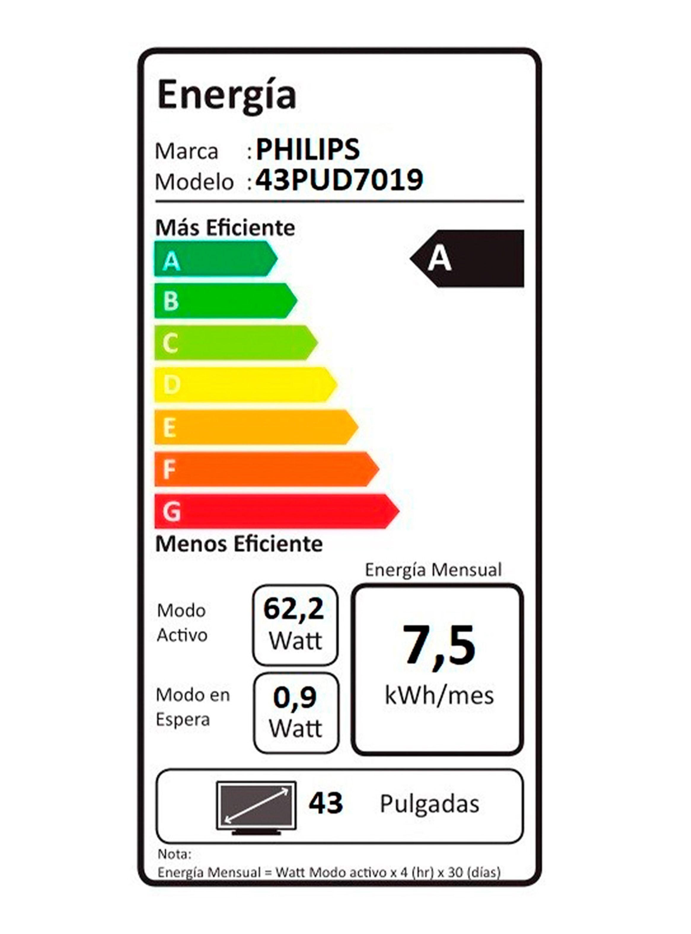 LED Smart TV 43” UHD 43PUD7019 Google TV-6