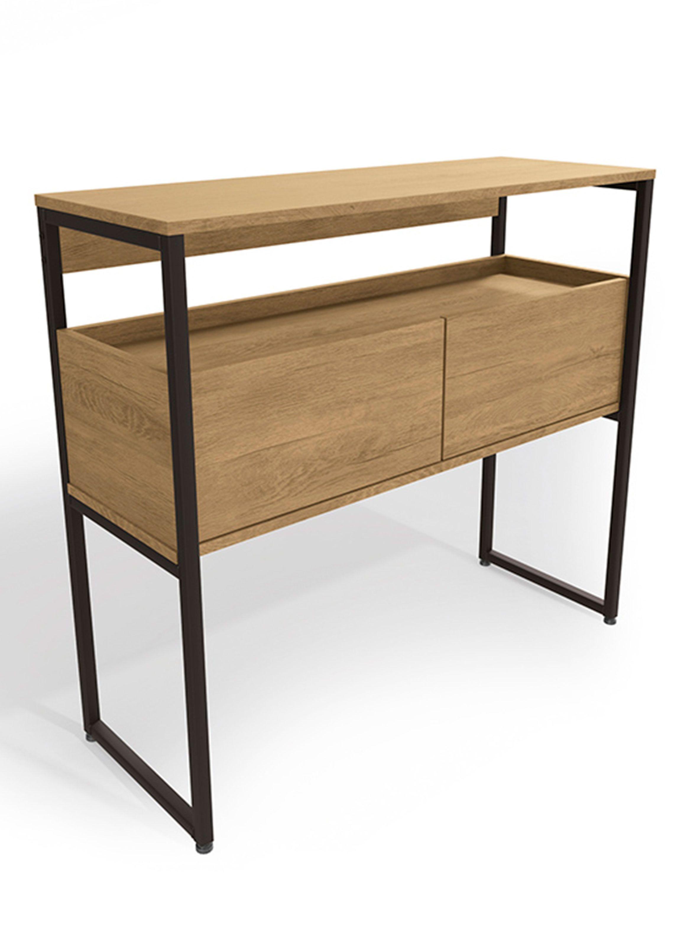 Aparador 2 Cajones Freijó Negro LI021-0