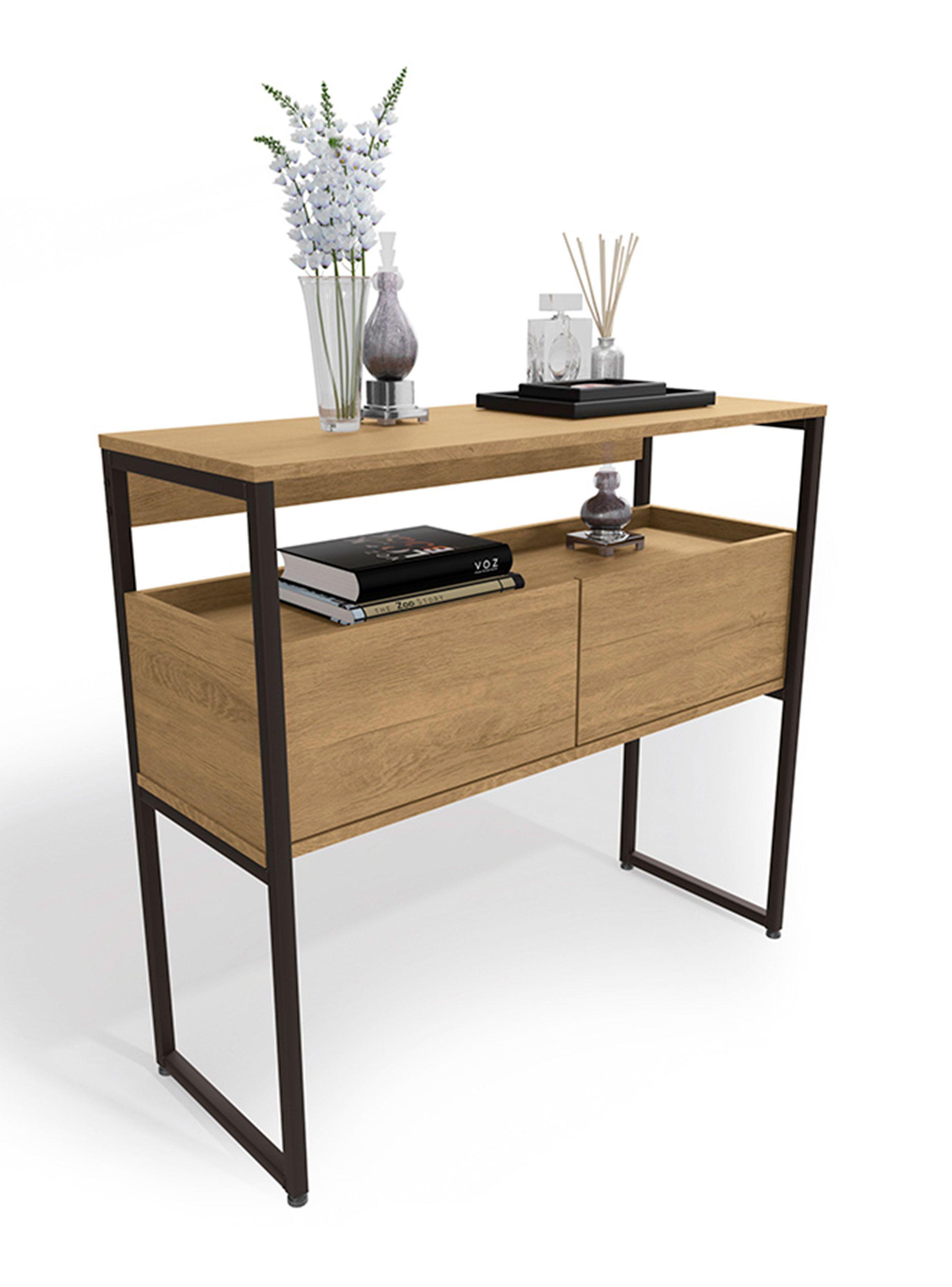 Aparador 2 Cajones Freijó Negro LI021-2