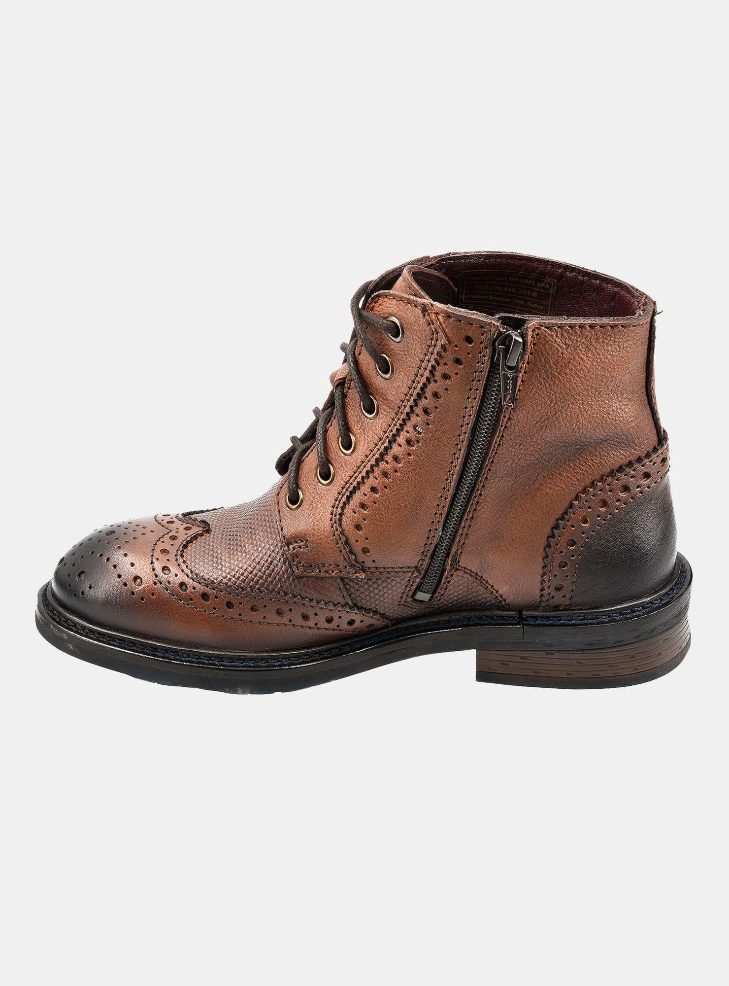 Botín MR&MS Brogue Tan Sport-1