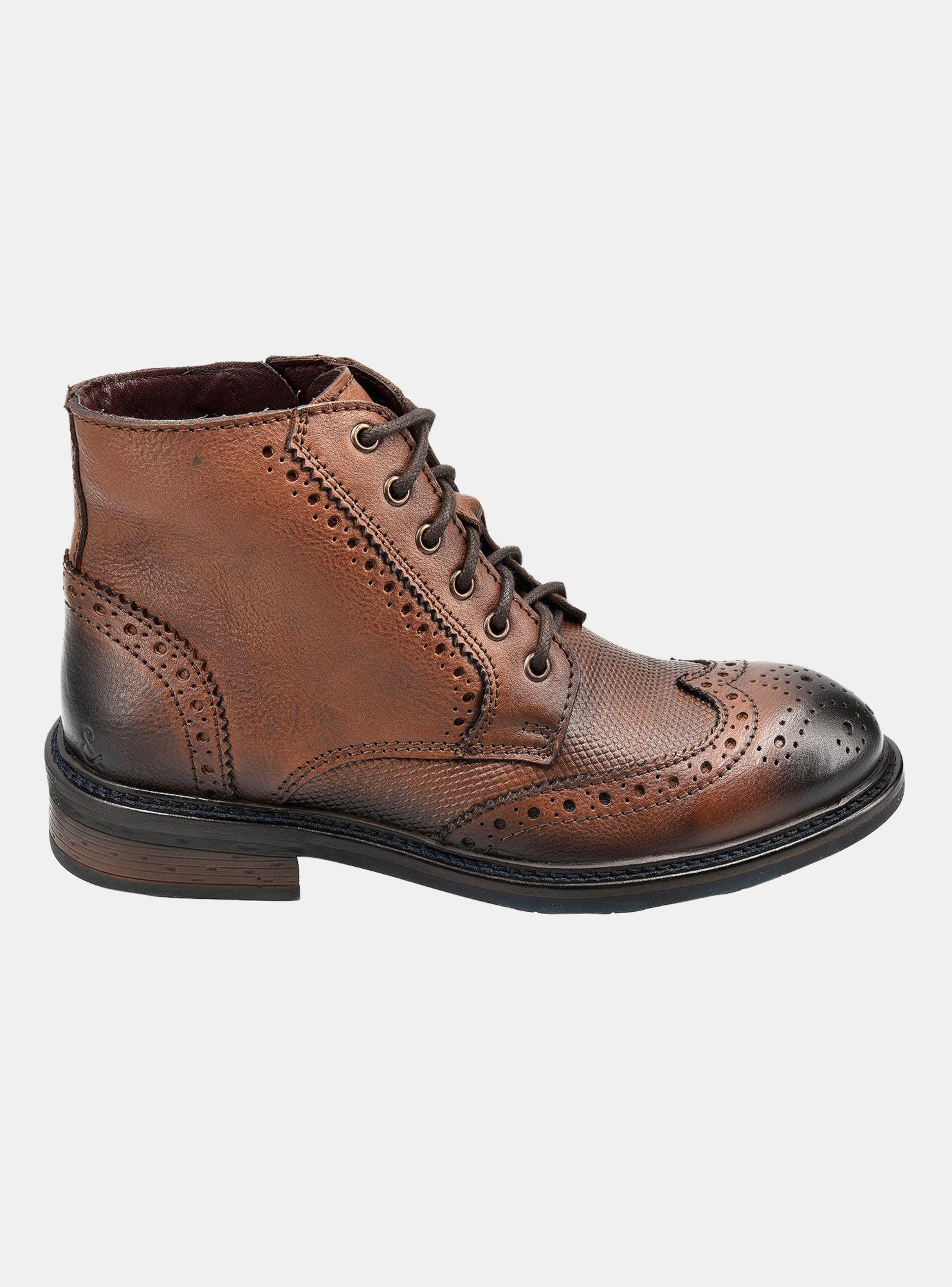 Botín MR&MS Brogue Tan Sport-0