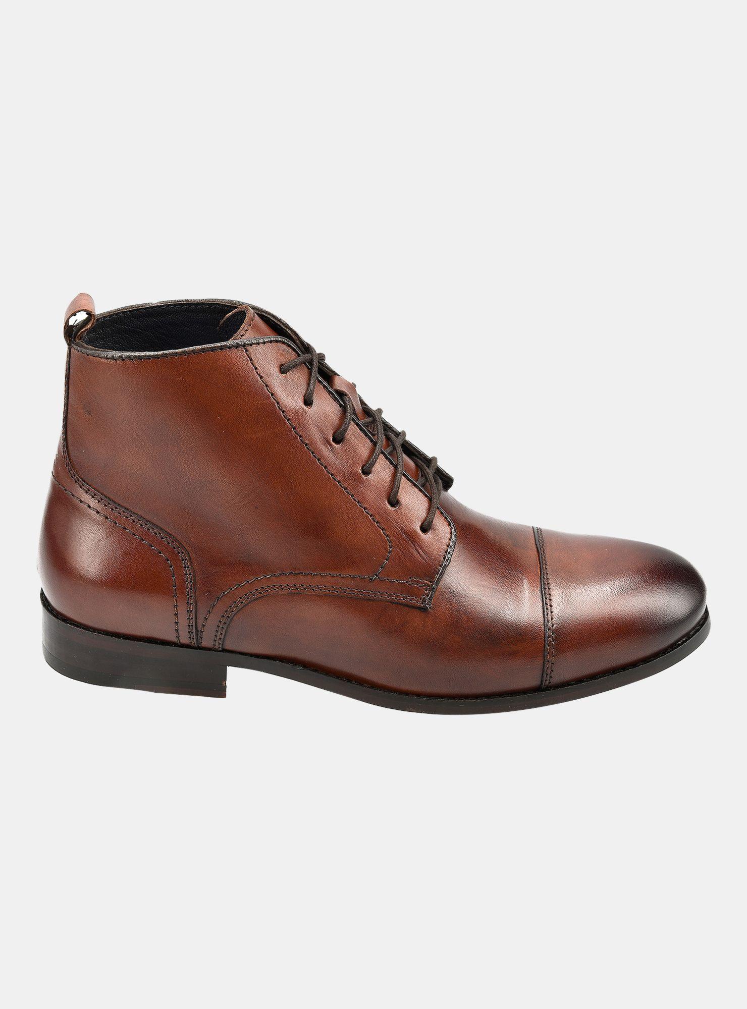 Botín MR&MS CapBoot Cognac Vestir-0