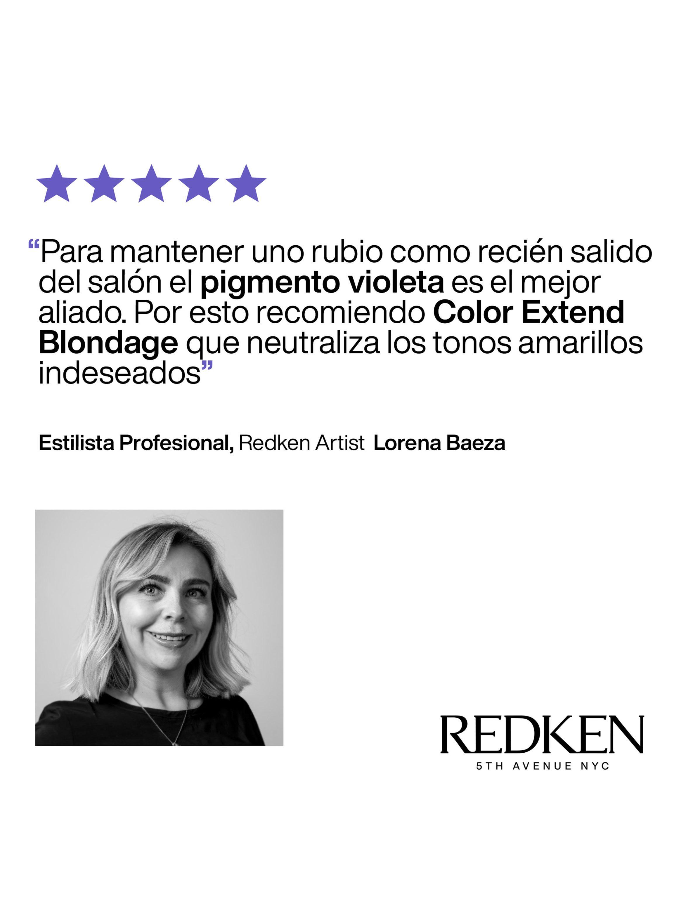 Acondicionador Matizador Cabello Rubio Color Extend Blondage 300ml Redken-5