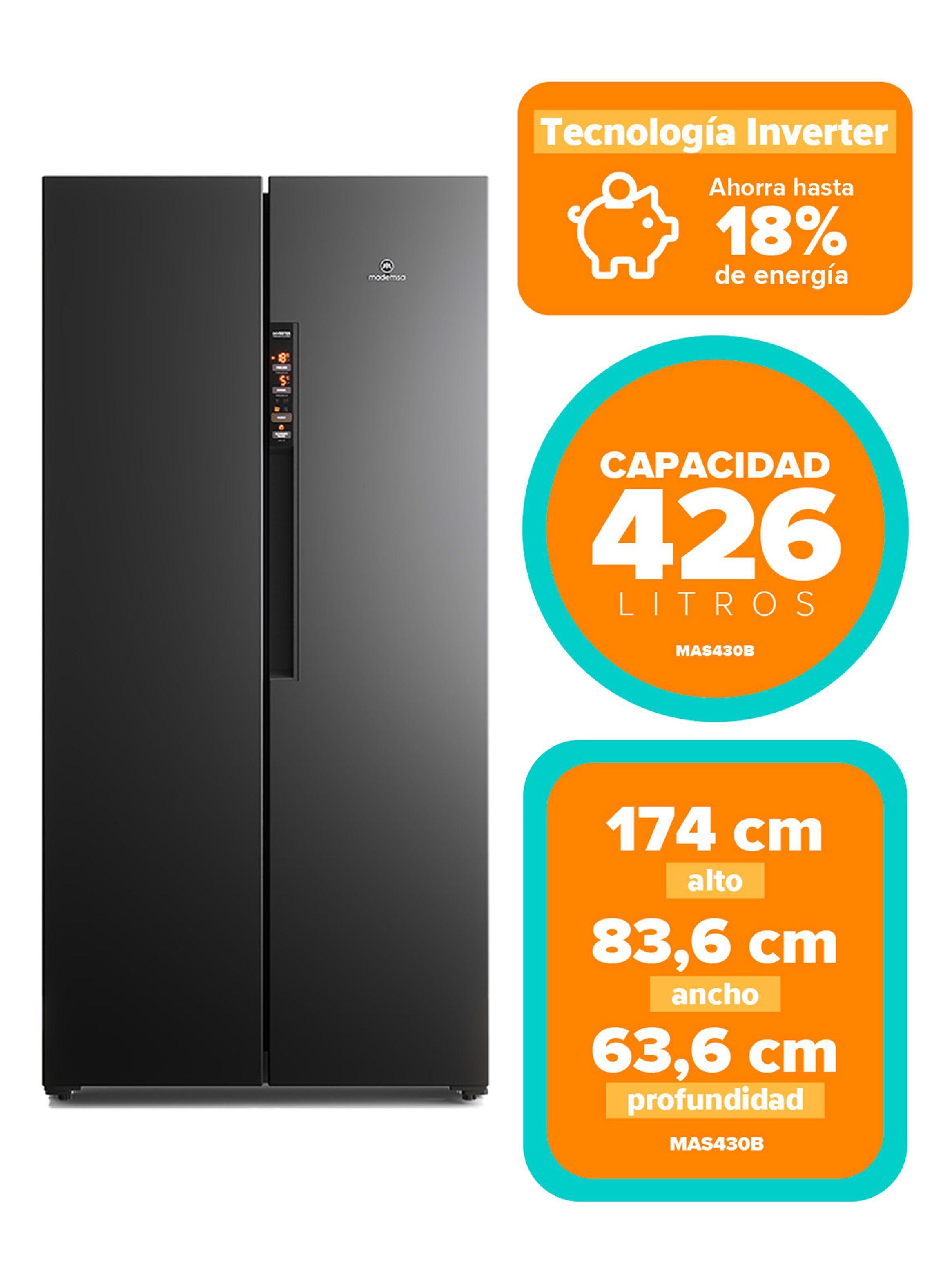 Refrigerador Side by Side No Frost 426 Litros MAS430B Negro-2