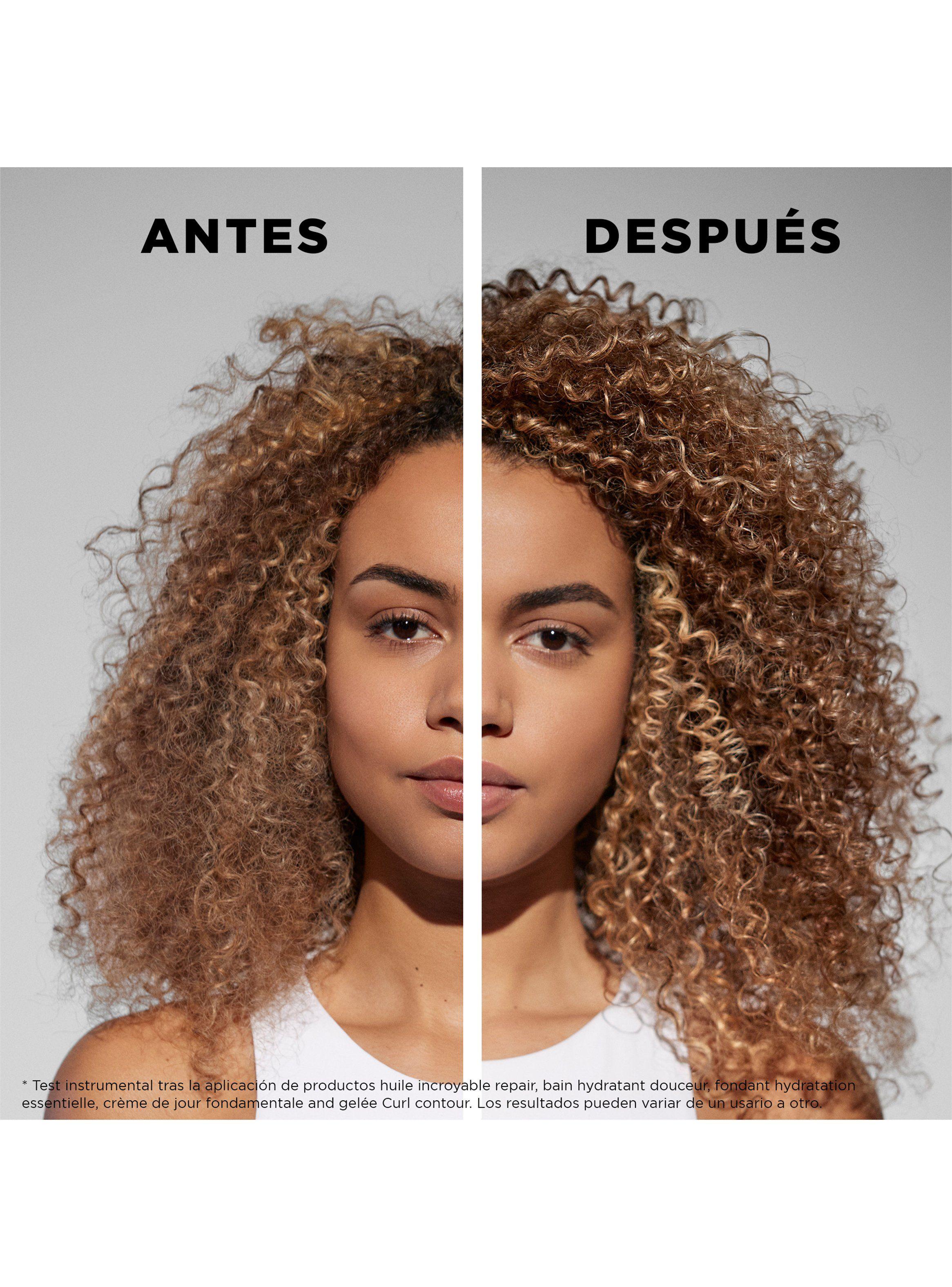 Set Hidratación Cabello Rizado Curl Manifesto Shampoo 250ml + Acondicionador 250ml + Crème de Jour Fondamentale 150ml Kérastase-5