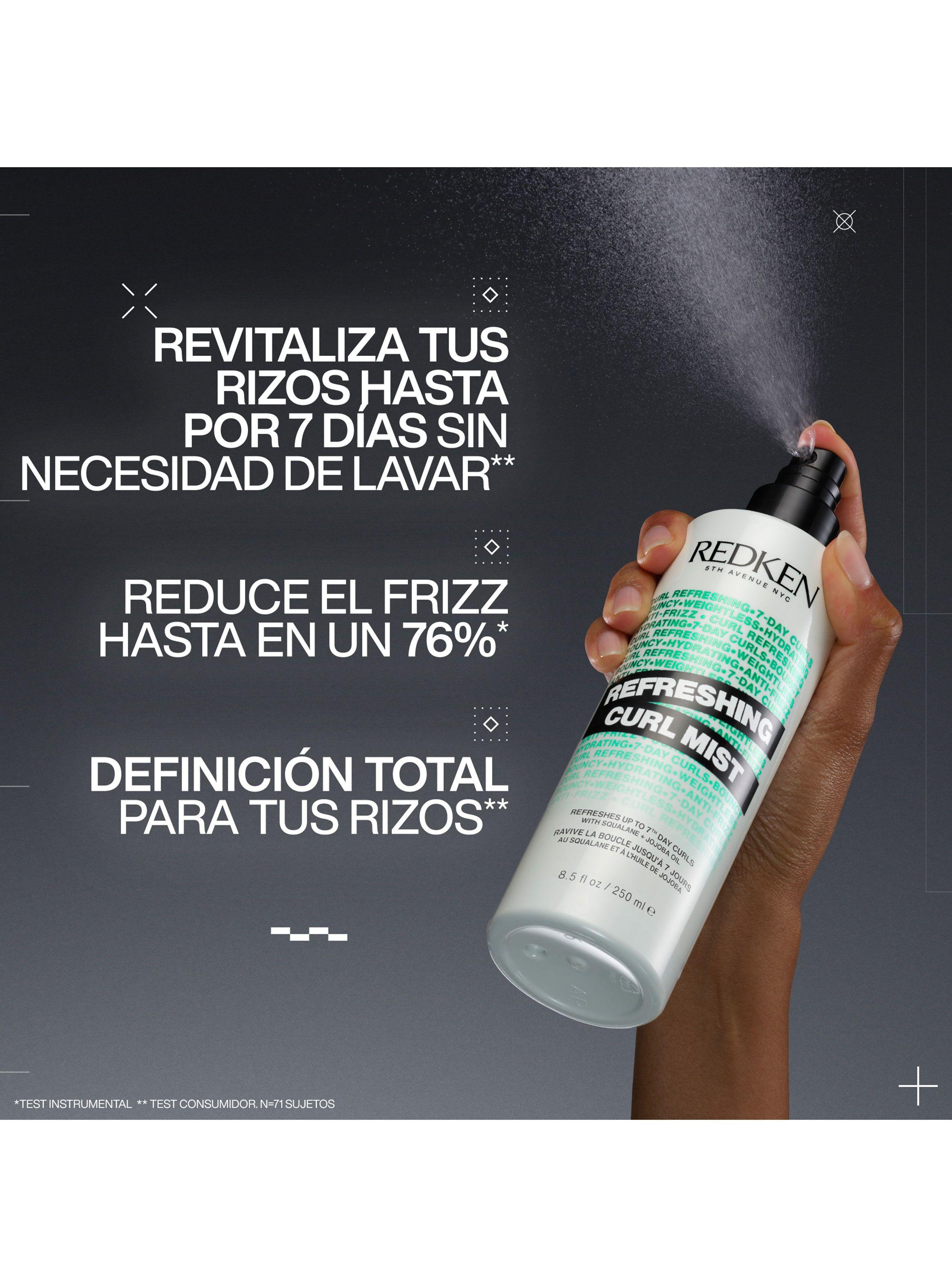 Spray Revitalizante para Rizos Cabello Rizado Revive e Hidrata Entre Lavados Hybrid Curls 250ml Redken-2