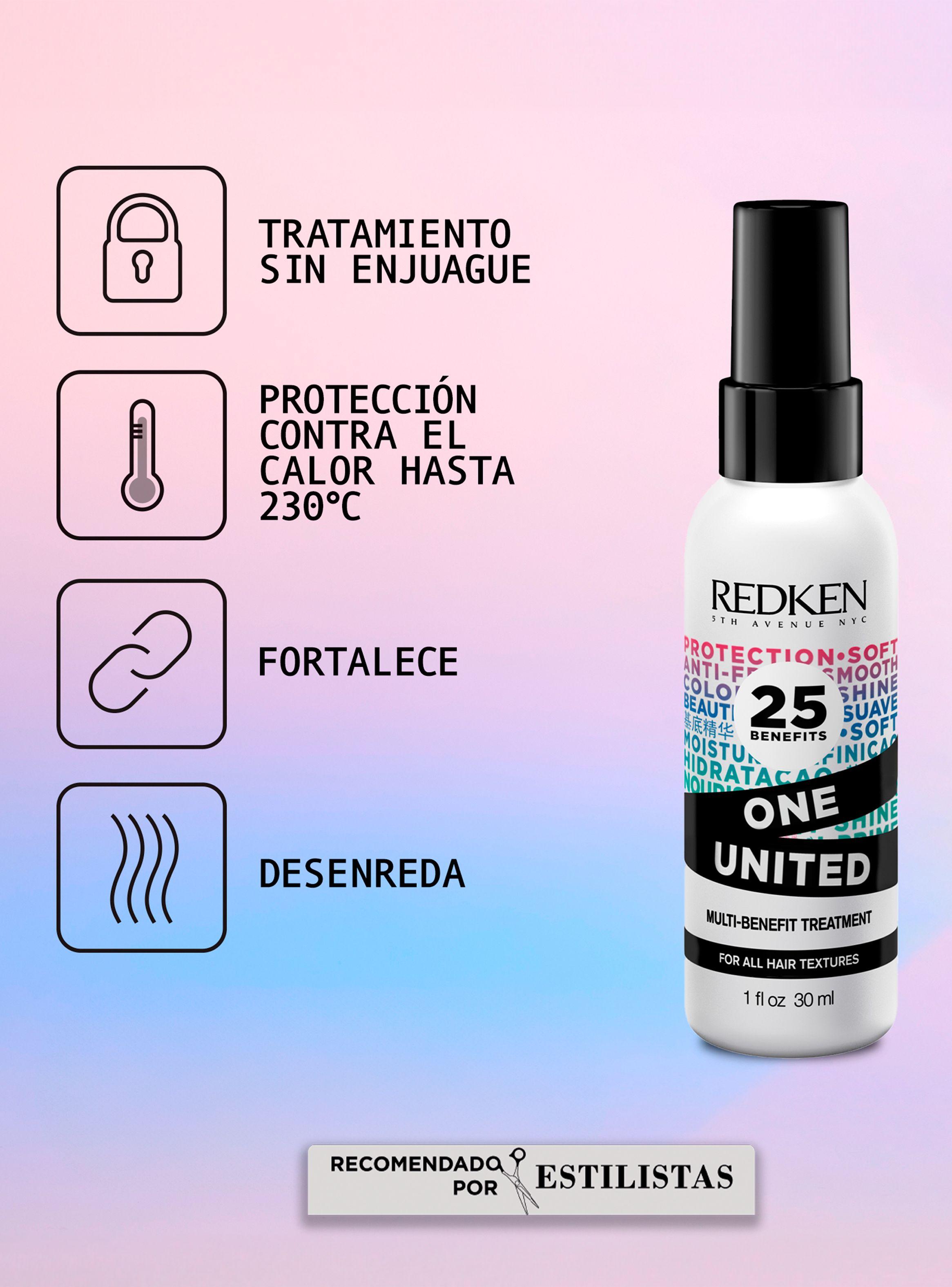 Set Brillo Intenso Cabello con Color Acidic Color Gloss Shampoo Sin Sulfatos 300ml + One United 30ml-3