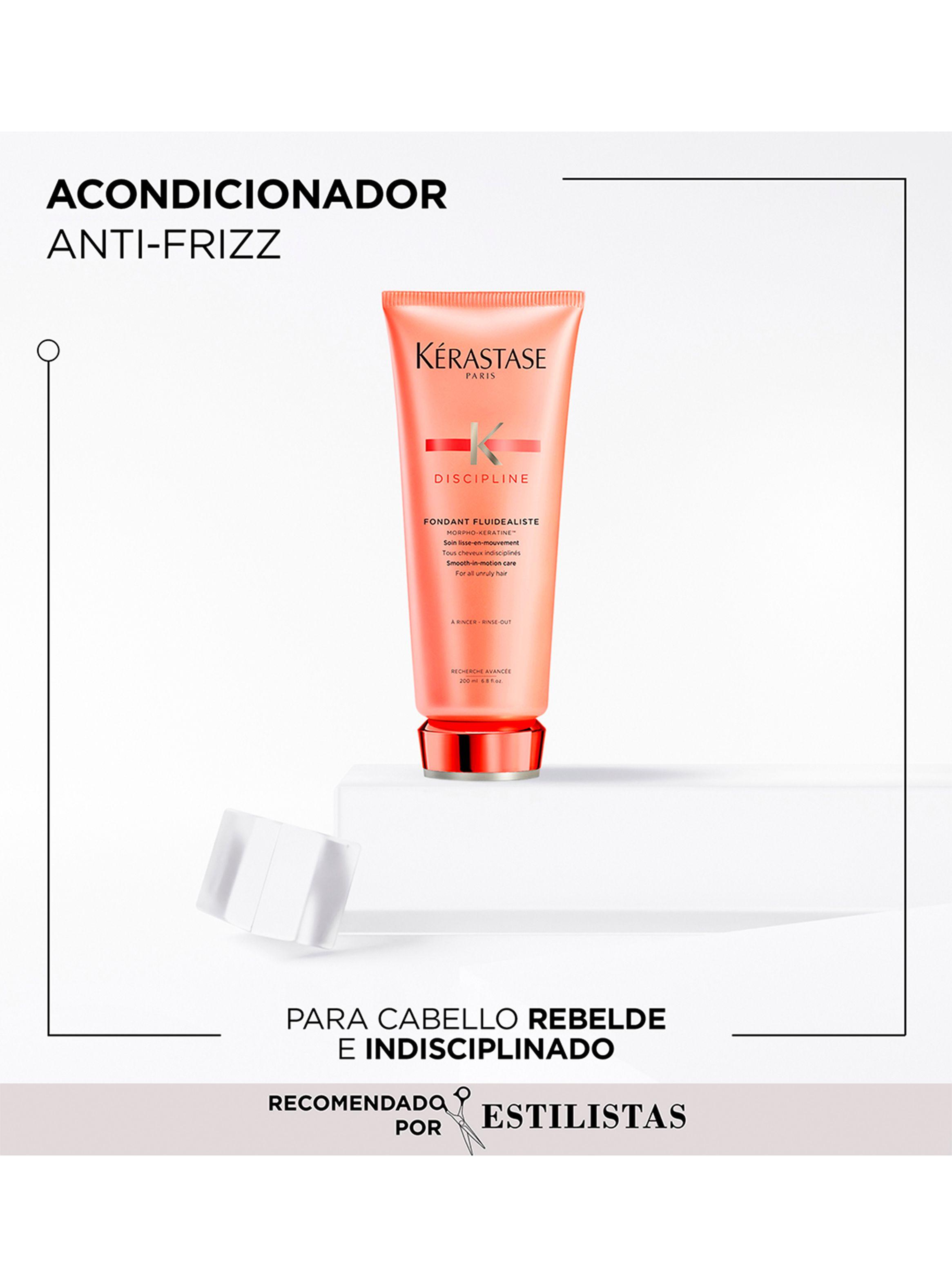 Set Hidratación Cabello Rebelde con Frizz Shampoo 250ml + Acondicionador 200ml + Keratine Thermique 150ml Kérastase-2