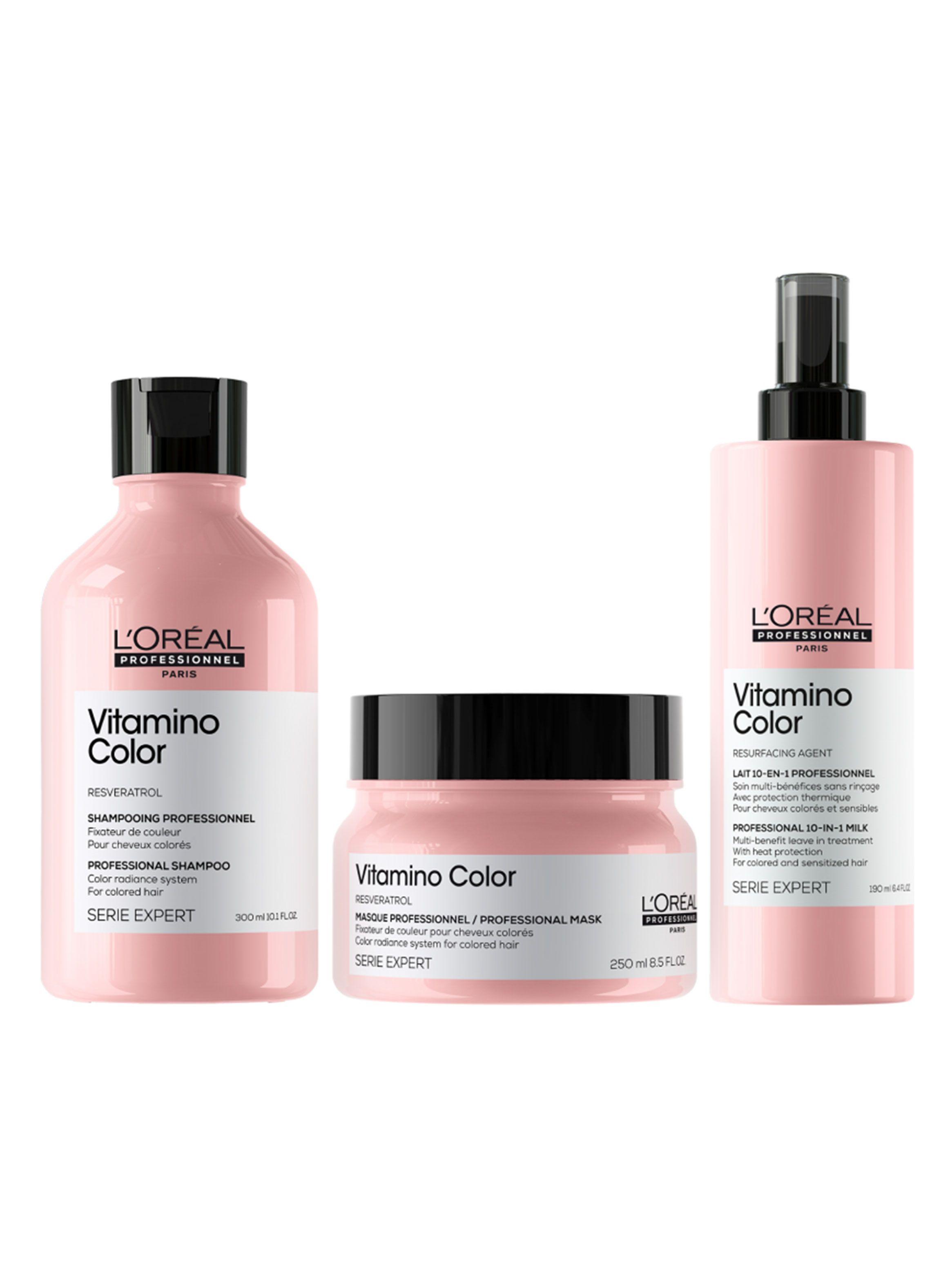 Set Cuidado del Color Vitamino Color Shampoo 300ml + Máscara 250ml + 10 en 1 Spray Vitamino 190ml-0