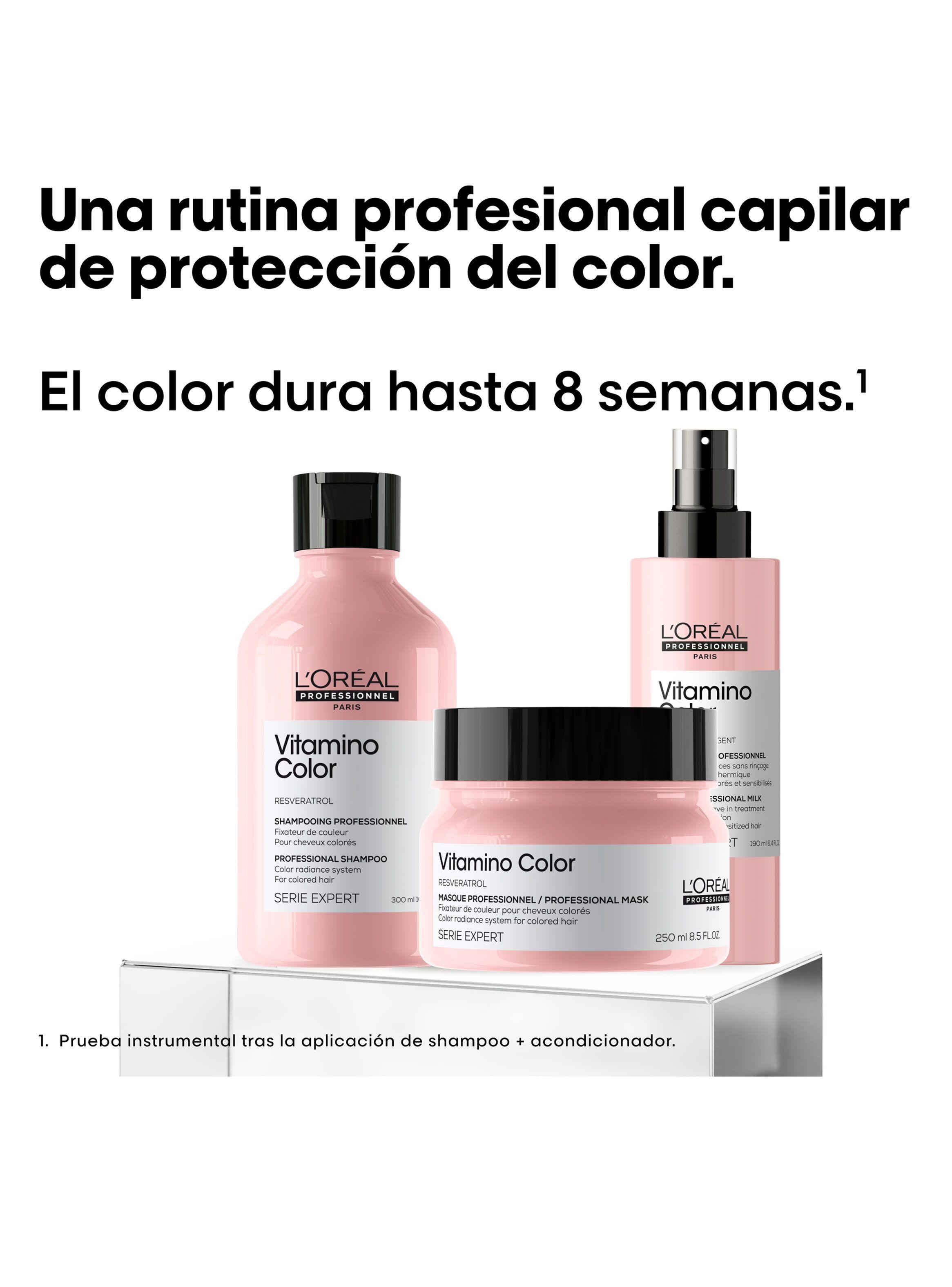Set Cuidado del Color Vitamino Color Shampoo 300ml + Máscara 250ml + 10 en 1 Spray Vitamino 190ml-3