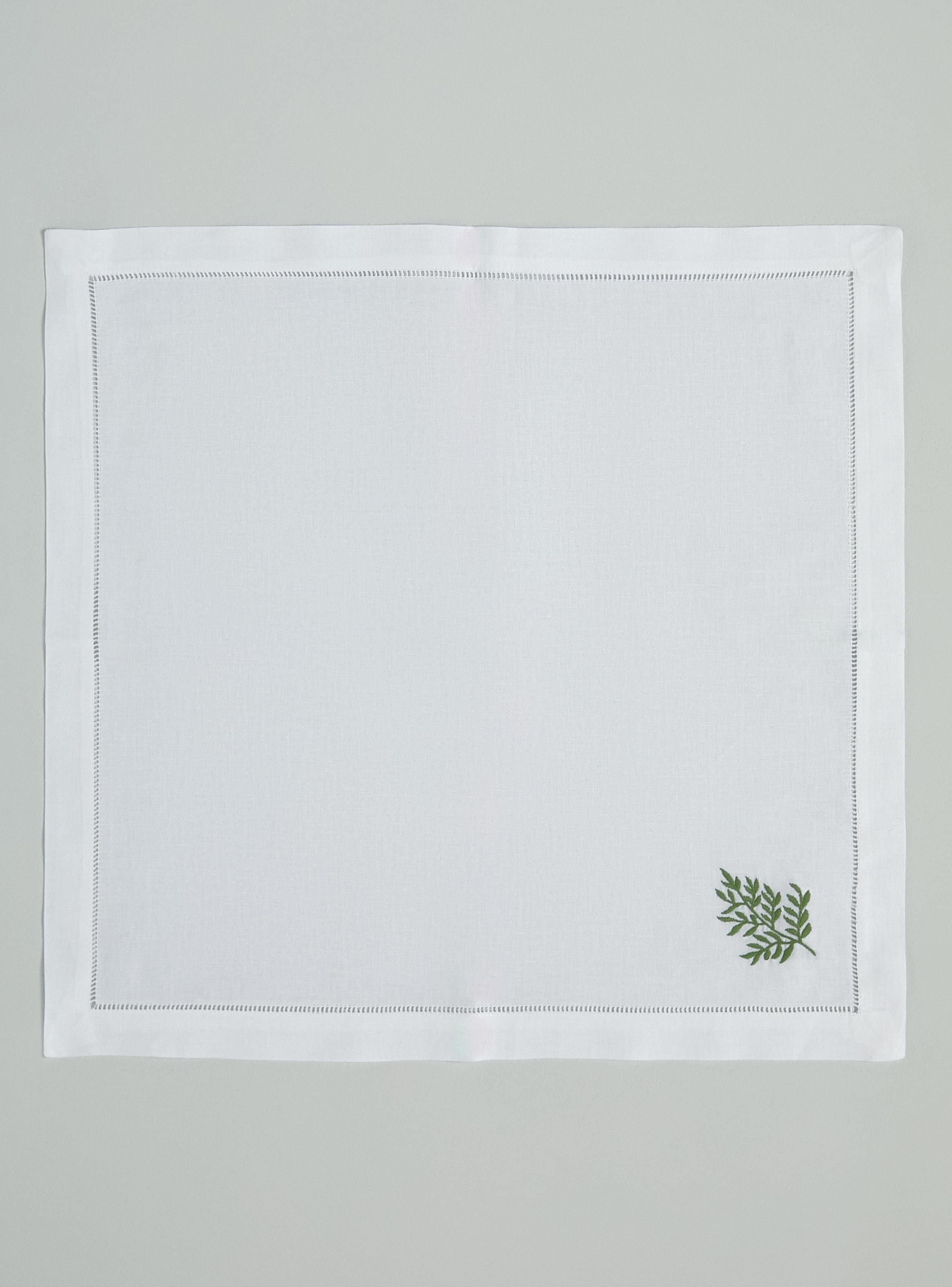 Set 4 Servilletas Fern 45x45 cm-1