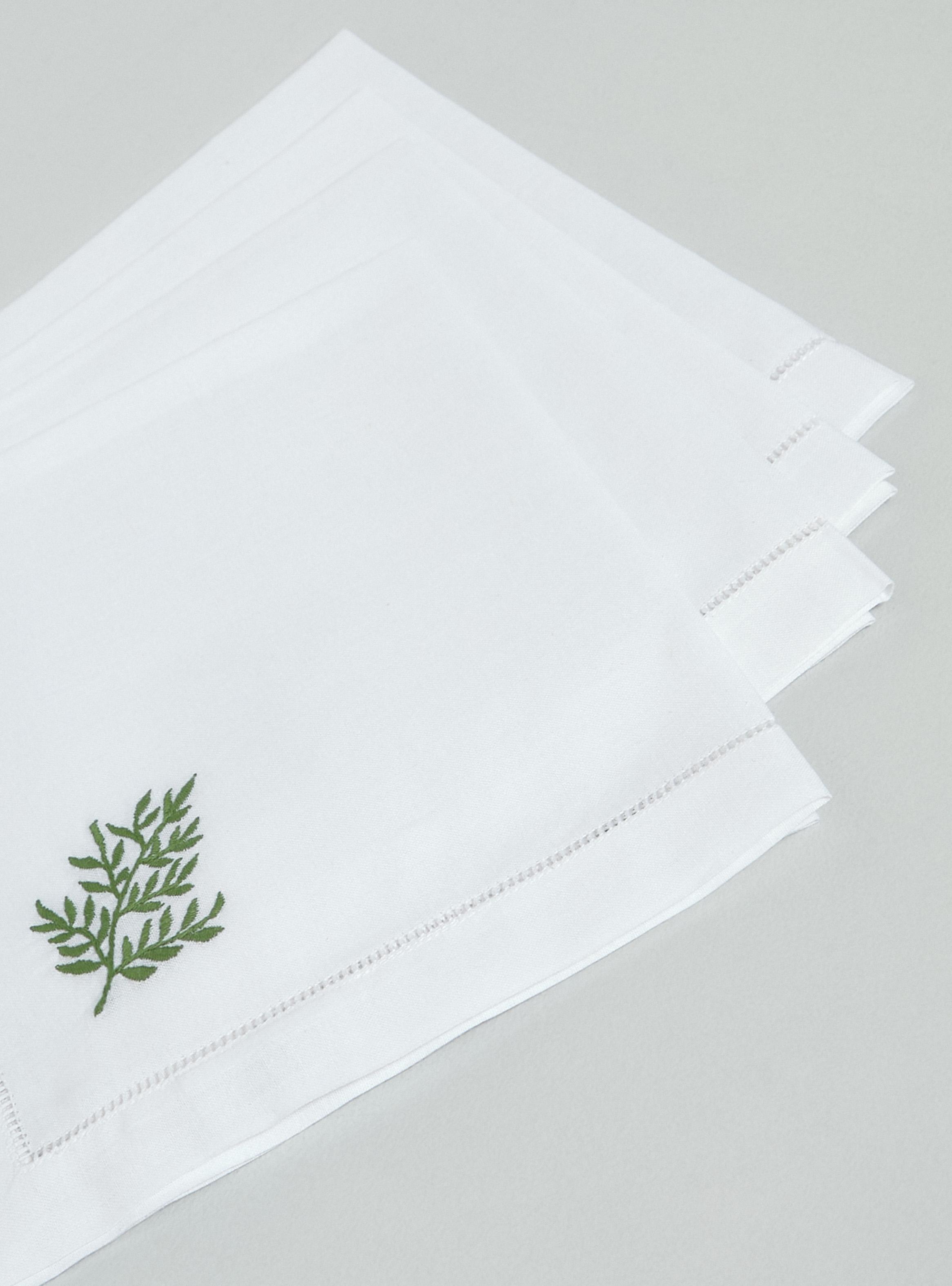 Set 4 Servilletas Fern 45x45 cm-2