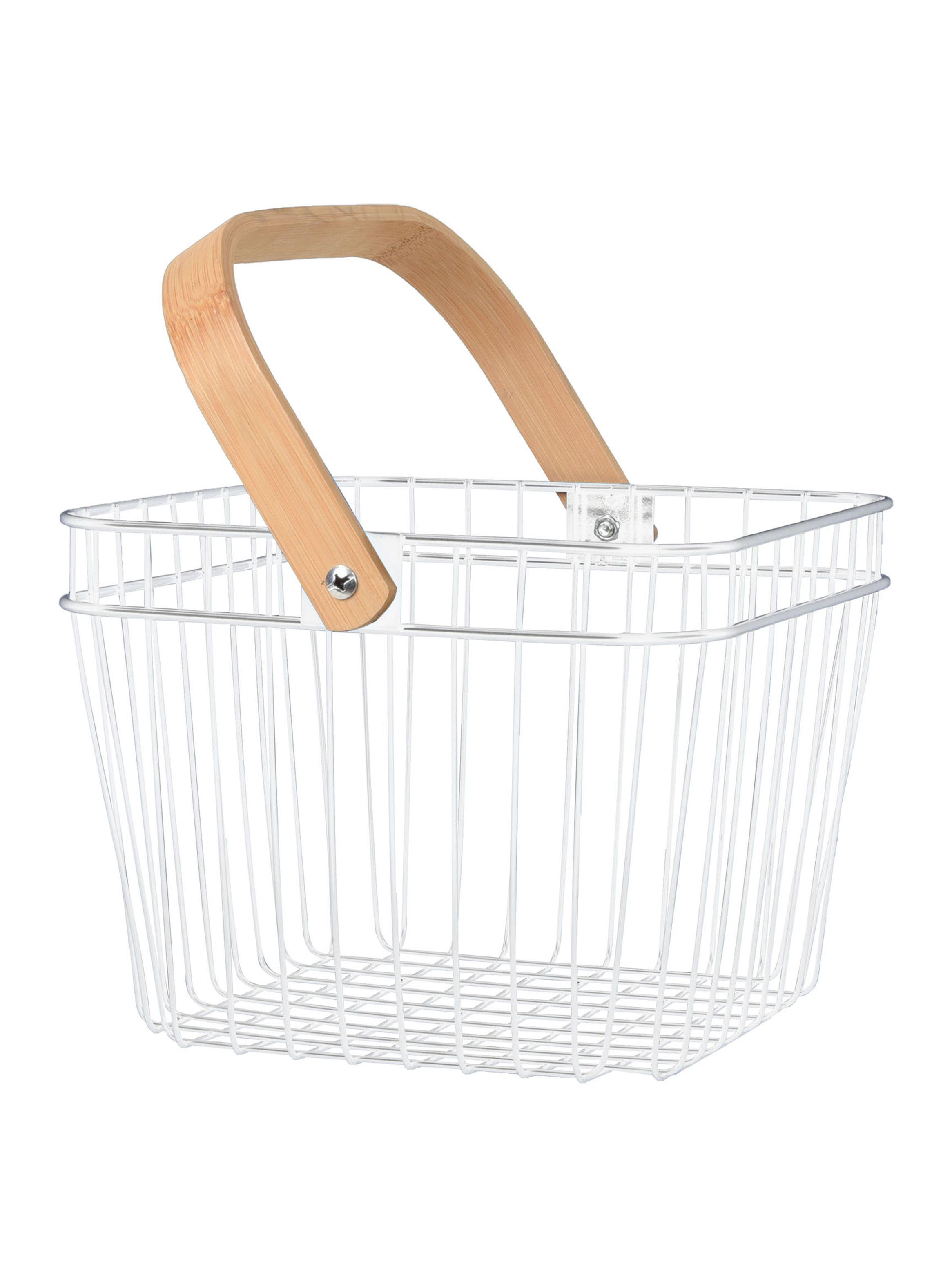 Canasto Attimo Blanco 26 x 18.5 x 18 cm-1