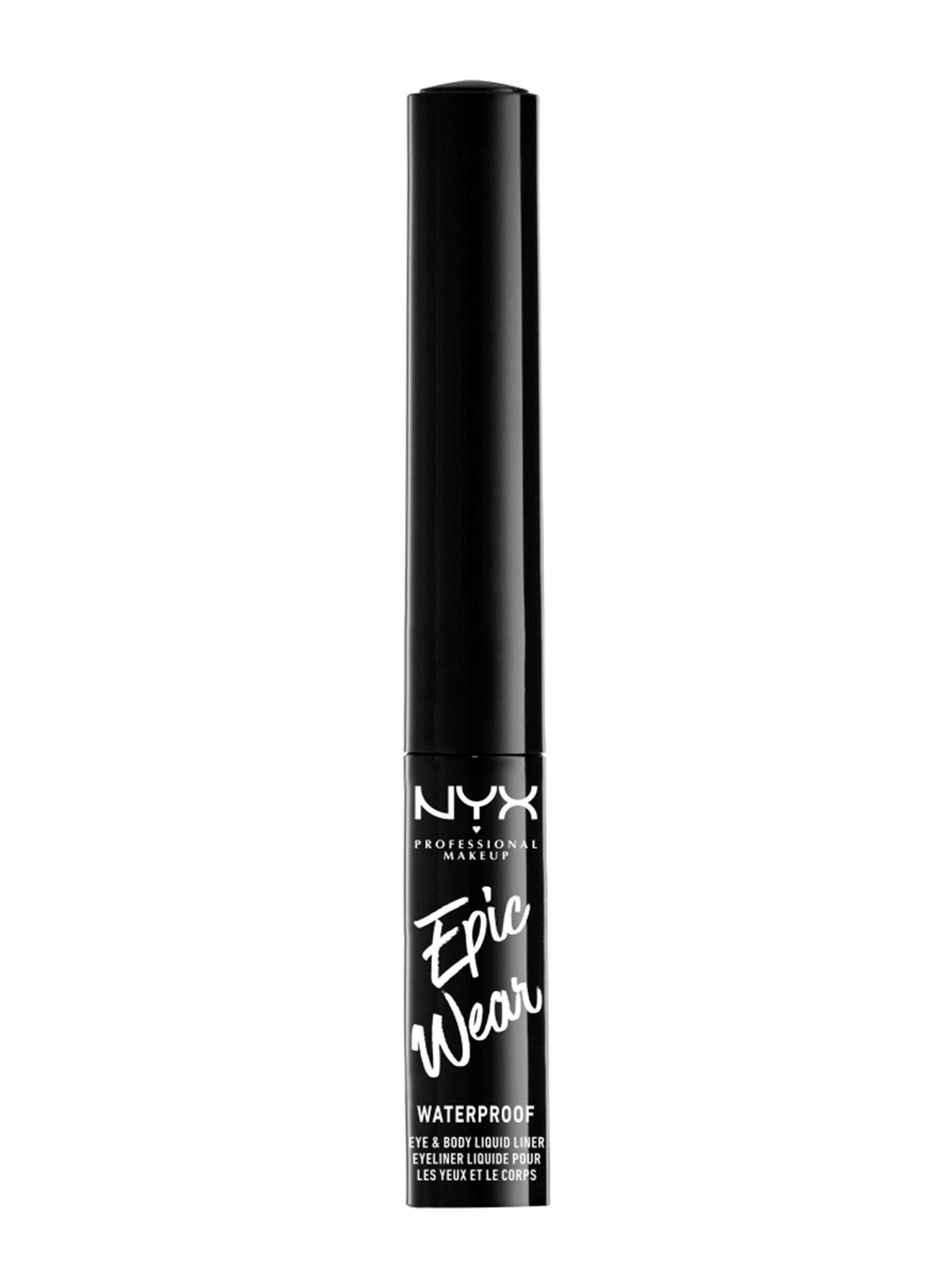 Delineador Nyx Professional Makeup Líquido Epic Wear Metallic Silver Metallic-2