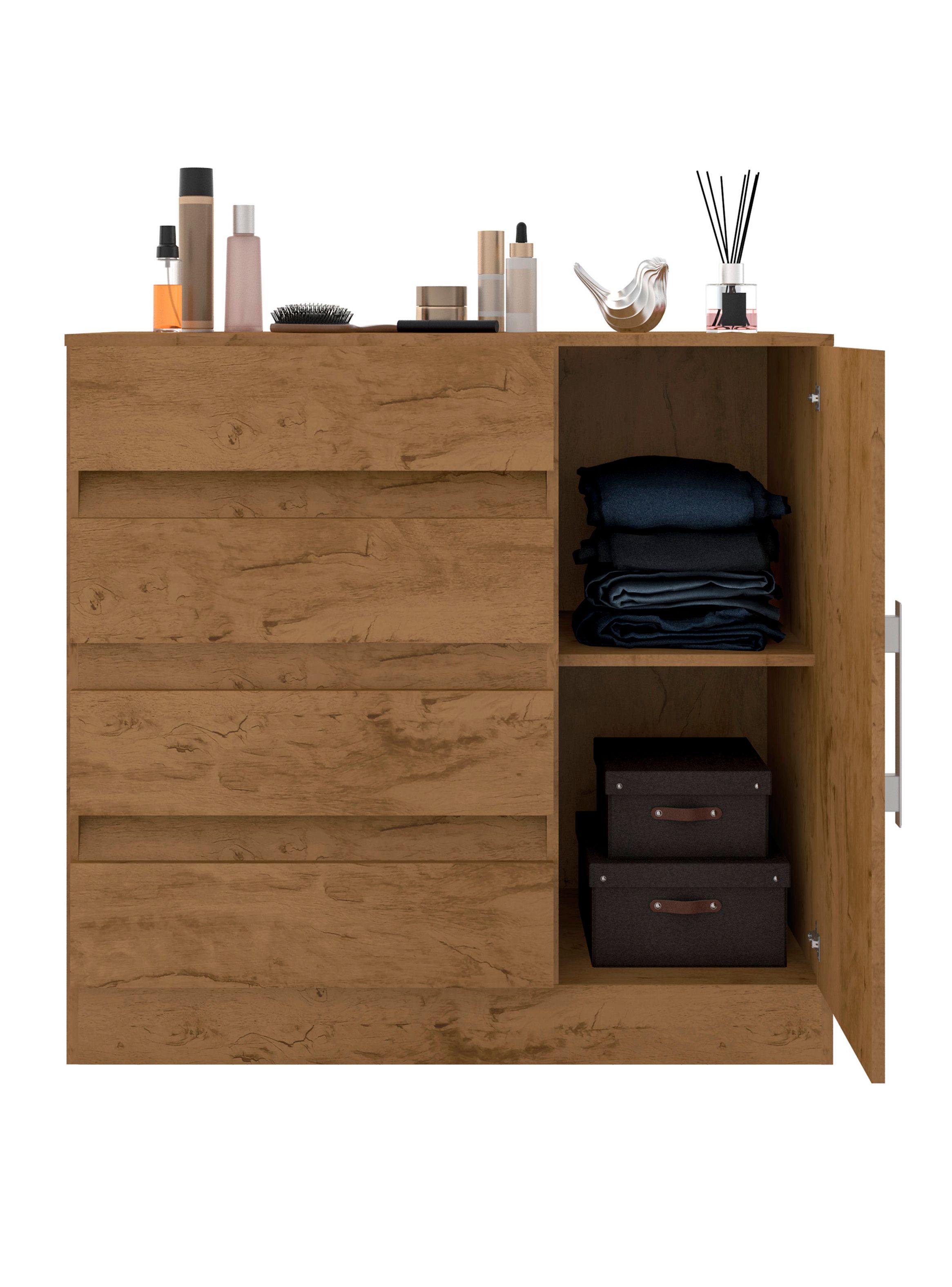 Cómoda 8000 4 Cajones 1 Puerta-2
