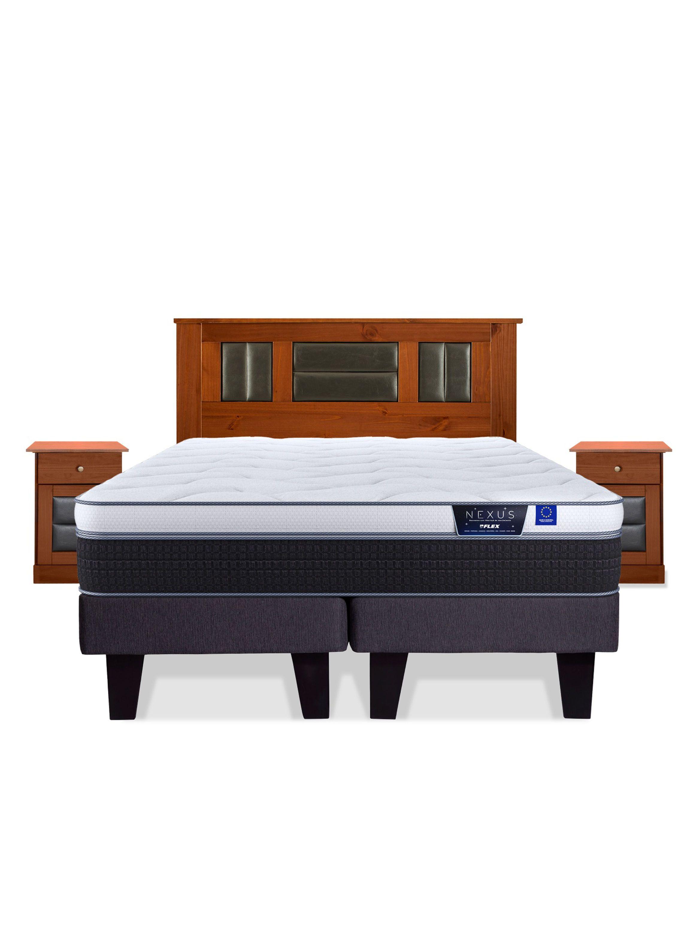 Cama Europea Nexus King + Set de Muebles Lorraine-2