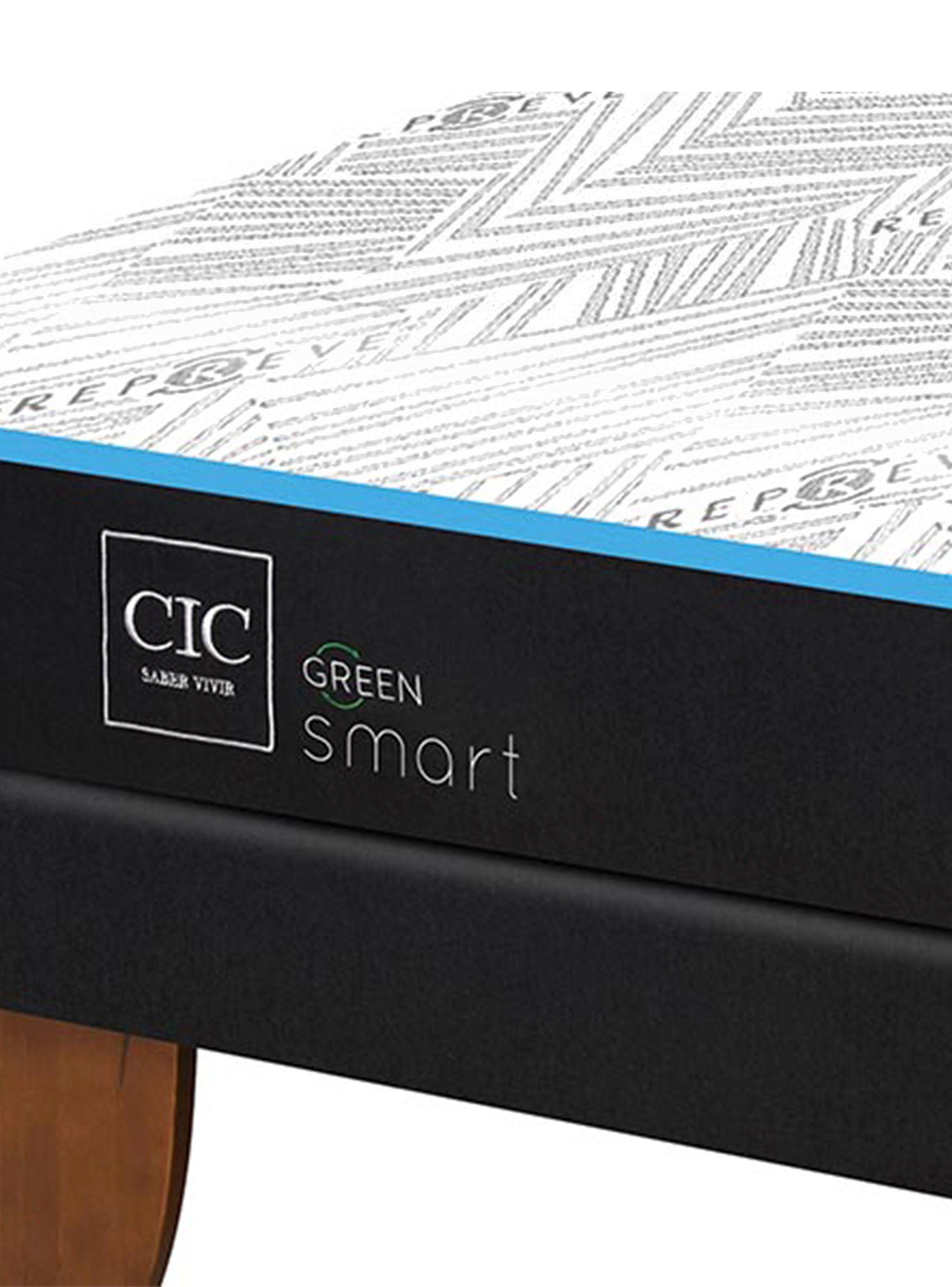 Cama Europea Green Infinity 2 Plazas Base Dividida + Set Muebles Antique-3