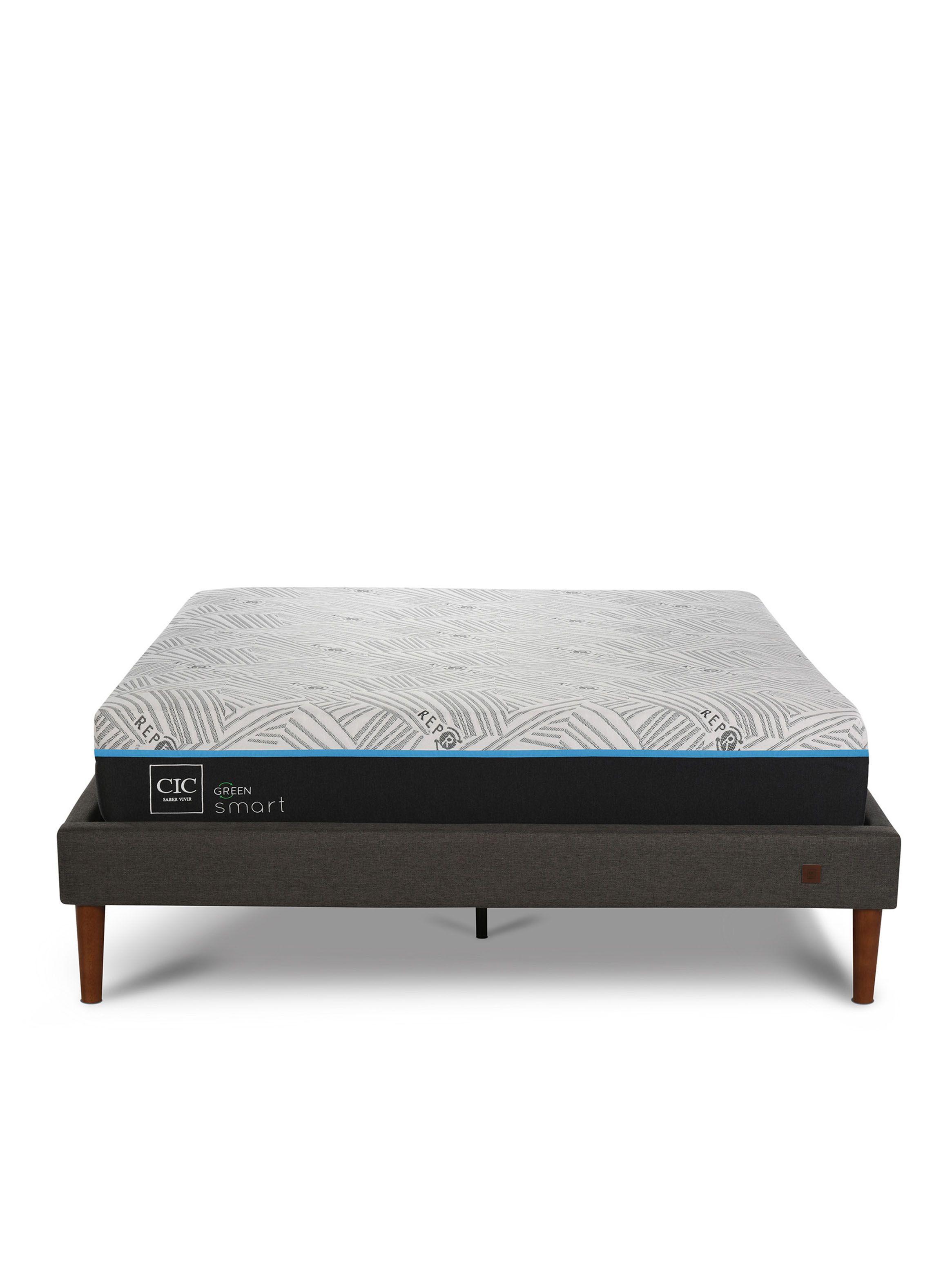 Cama Europea Curve Green Infinity 2 Plazas-2