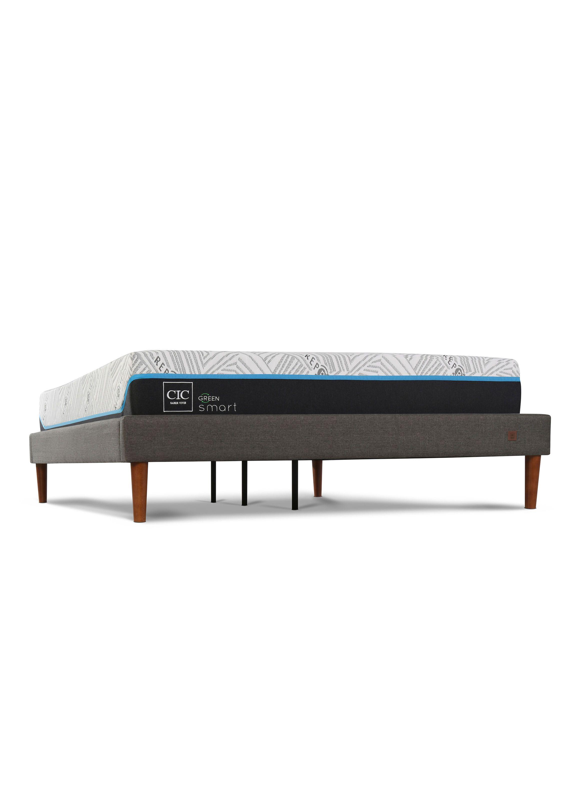 Cama Europea Curve Green Infinity 2 Plazas-3