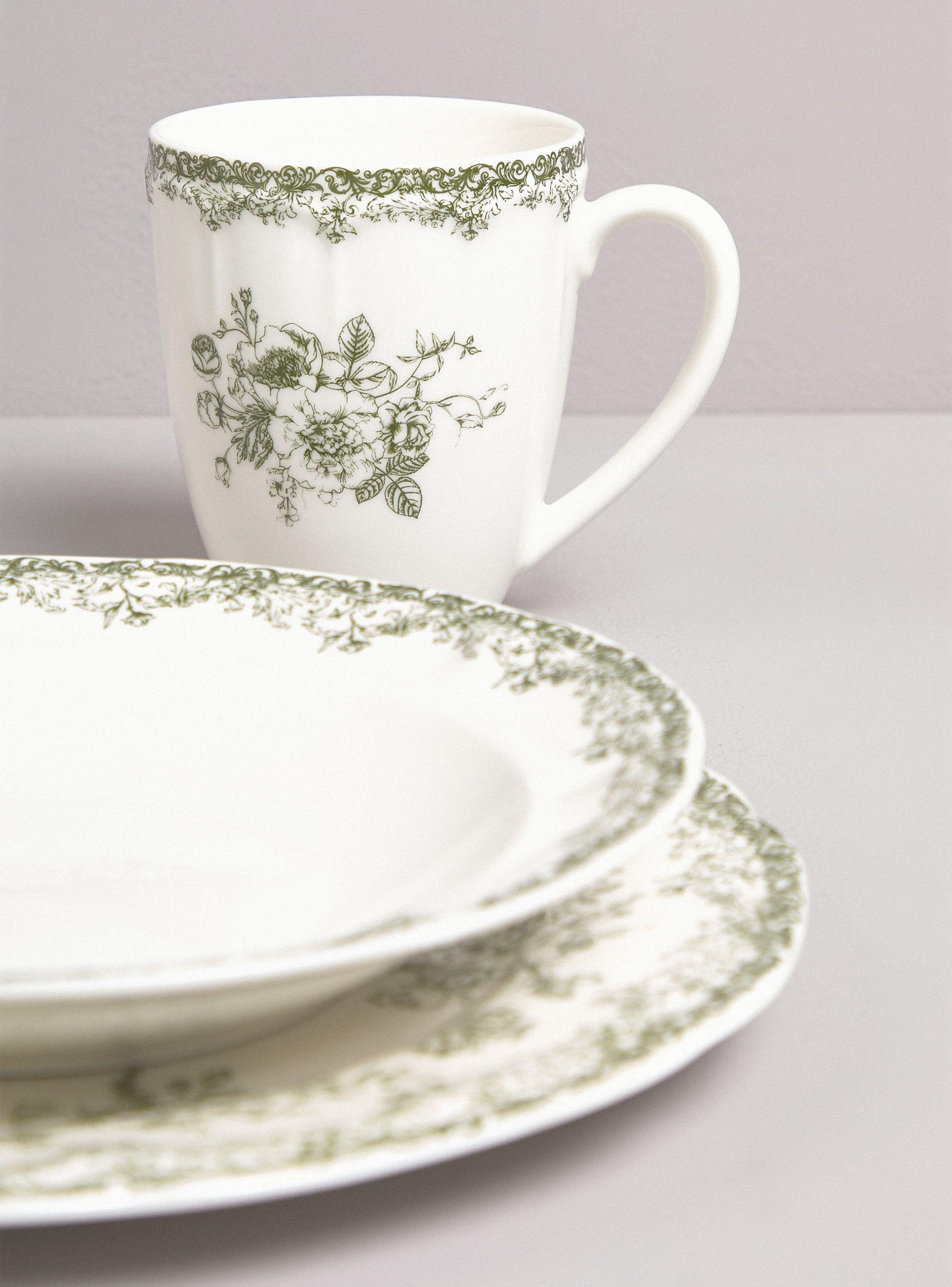 Set Loza 24 Piezas María Verde-2